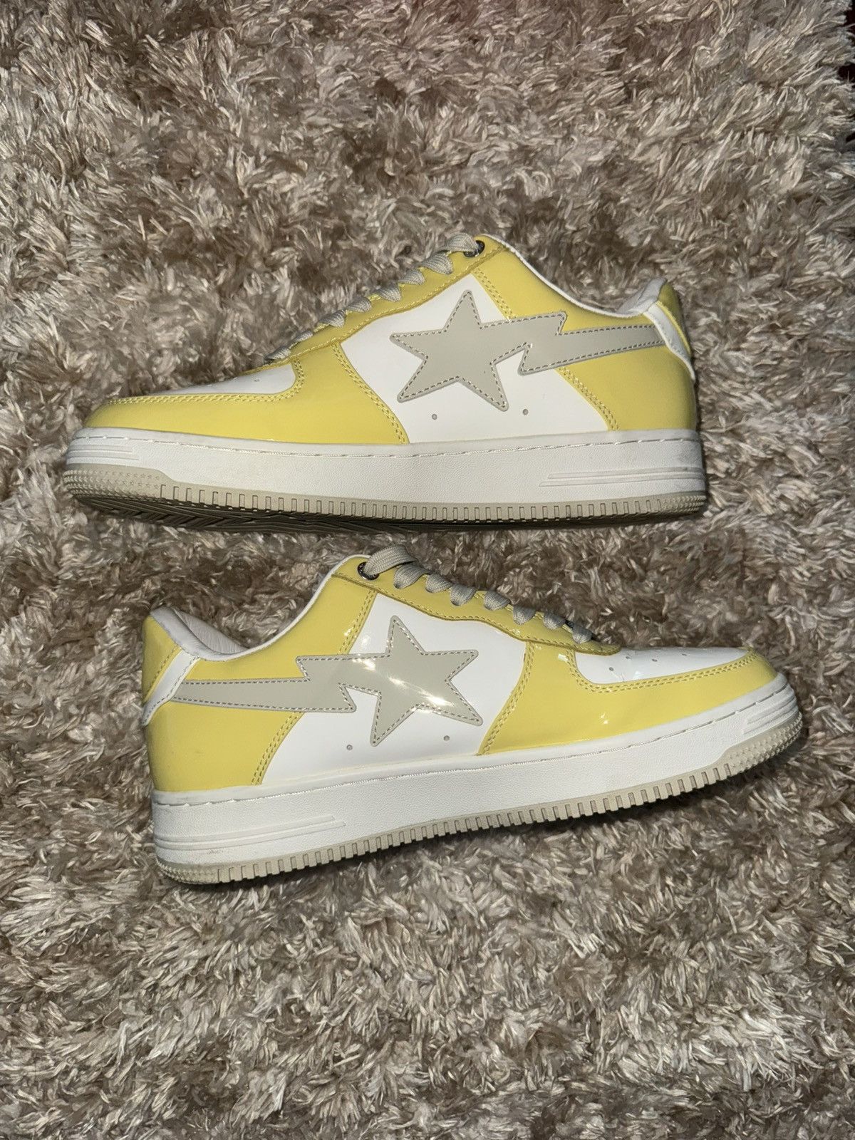 Bape BAPESTA 'BEIGE' SSENSE EXCLUSIVE Size US 10 / EU 43 - 2 Thumbnail