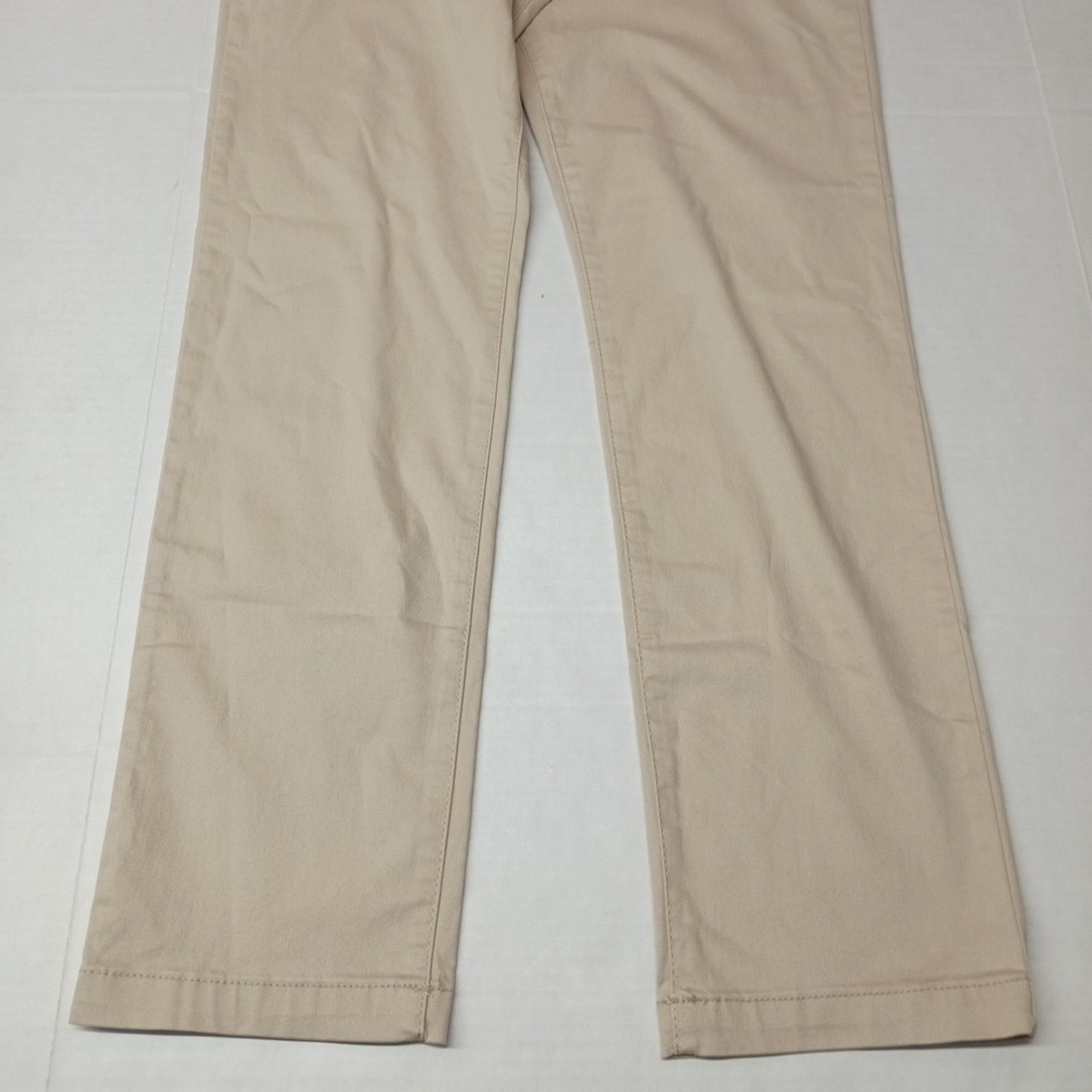 Lee Lee Flat Front Chino Pants Men's 32x32 Beige Slim Fit Size US 32 / EU 48 - 4 Thumbnail