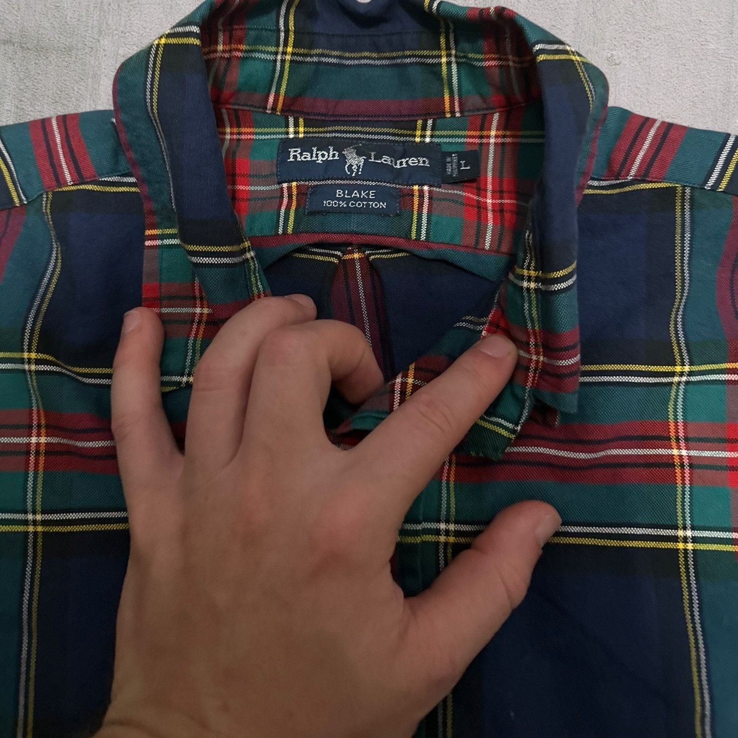Polo Ralph Lauren Raulph Lauren patterned dress shirt Size US L / EU 52-54 / 3 - 2 Thumbnail