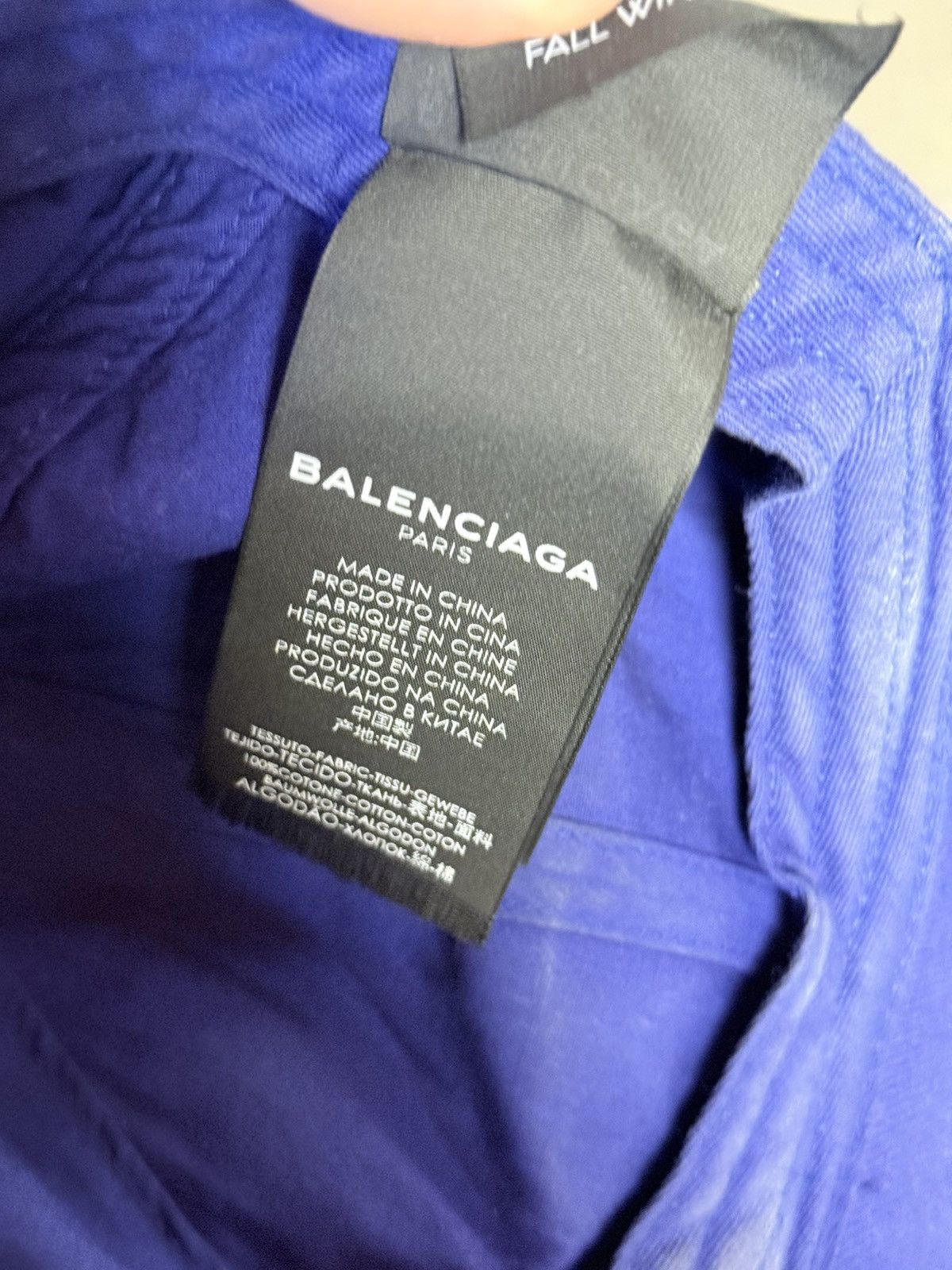 Balenciaga Balenciaga Campaign Blue Hat Size ONE SIZE - 6 Thumbnail