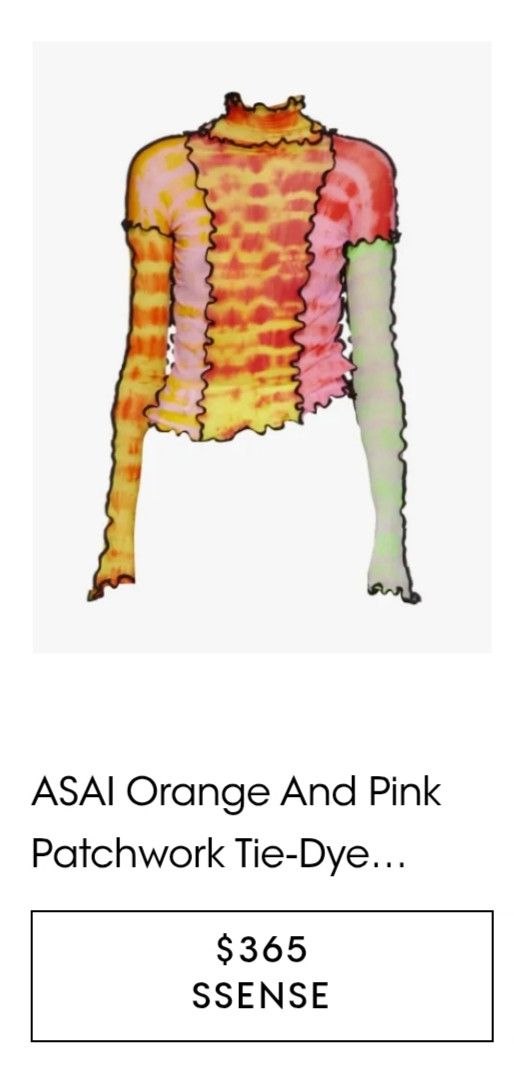 Other ASAI tie-dye long sleeve shirt Size ONE SIZE - 6 Thumbnail
