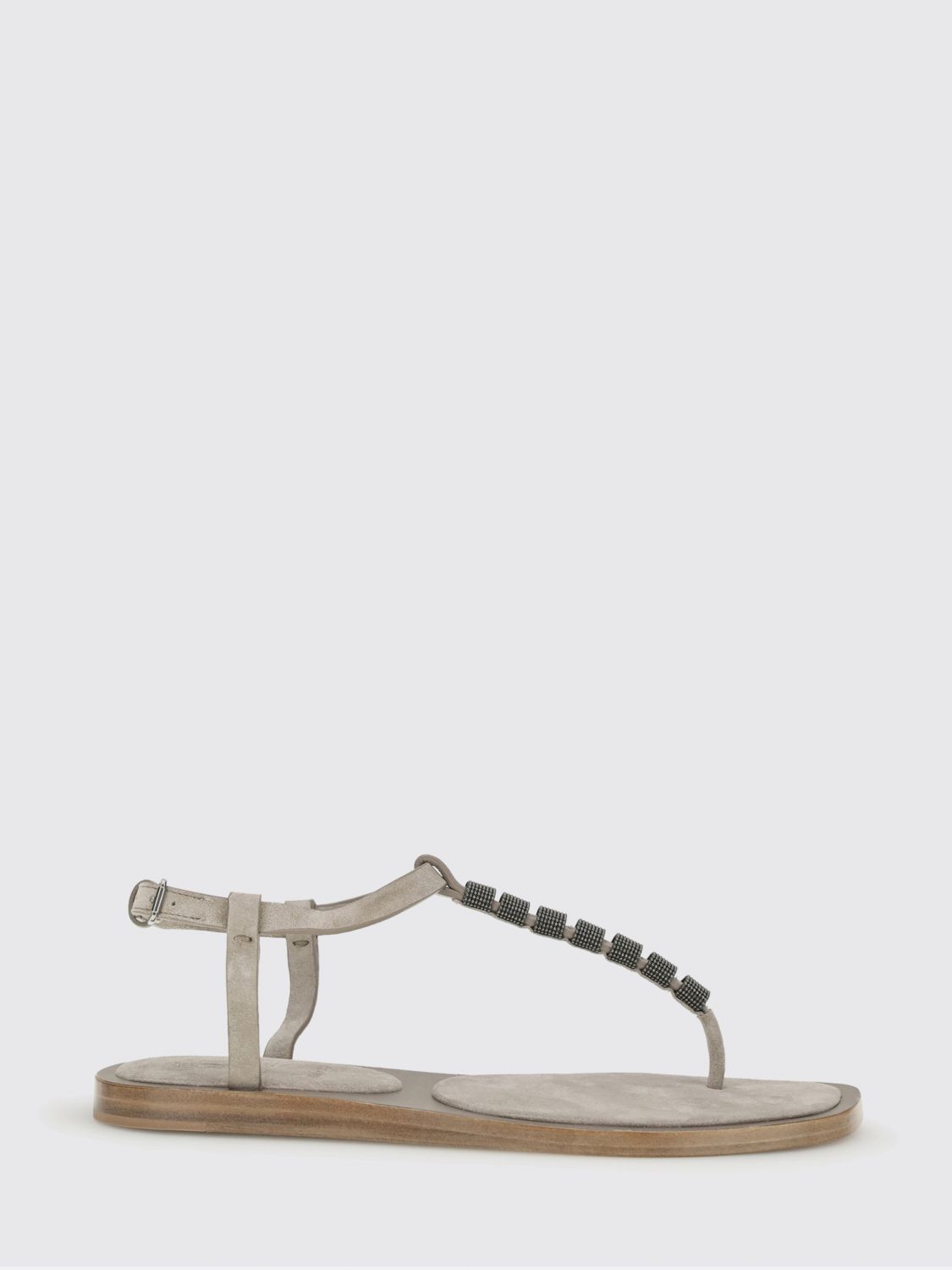 Brunello Cucinelli Brunello Cucinelli Heeled Sandal Woman Ice Size US 8 / IT 38 - 1 Thumbnail
