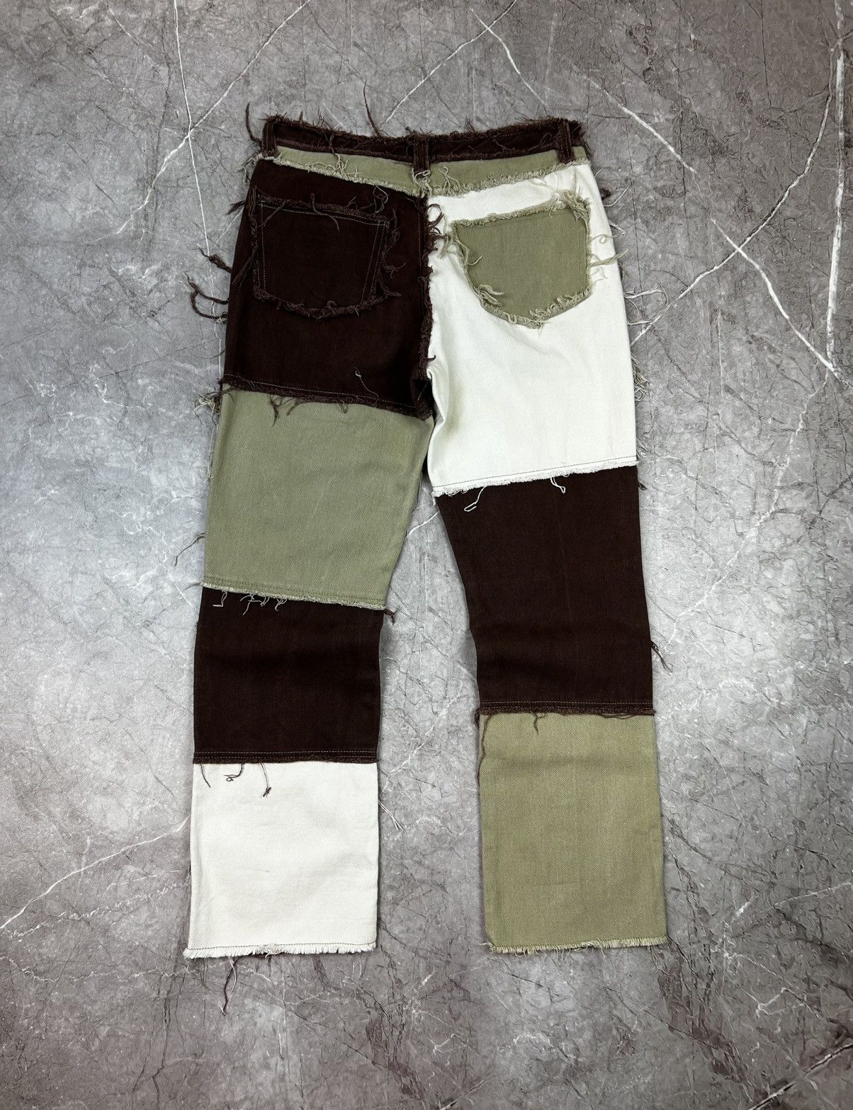 Jaded London JADED LONDON PATCHWORK DENIM BOYFRIEND Sz 30 Size US 30 / EU 46 - 2 Thumbnail