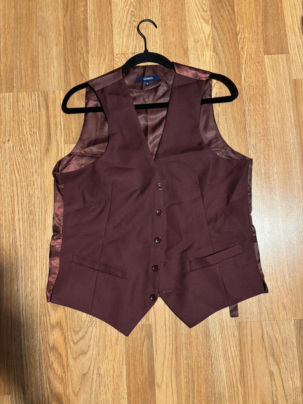 Other Burgundy Red Suit Vest Size US M / EU 48-50 / 2 - 1 Thumbnail