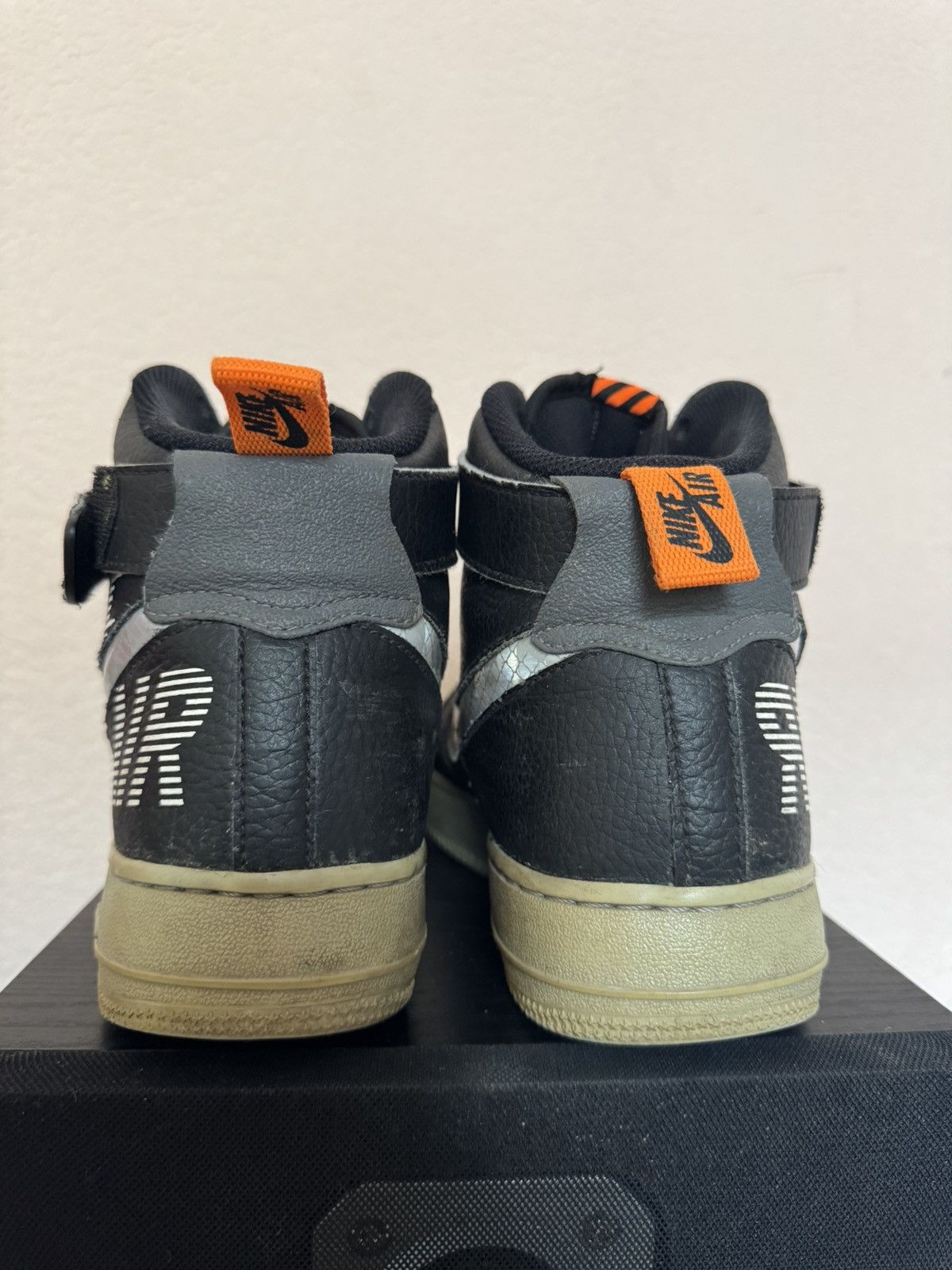 Nike NIKE AIR FORCE 1 HIGH "UNDER CONSTRUCTION" BLACK SIZE 8.5 Size US 8.5 / EU 41-42 - 7 Thumbnail