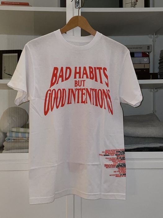 Vlone bad 2024 habits tee