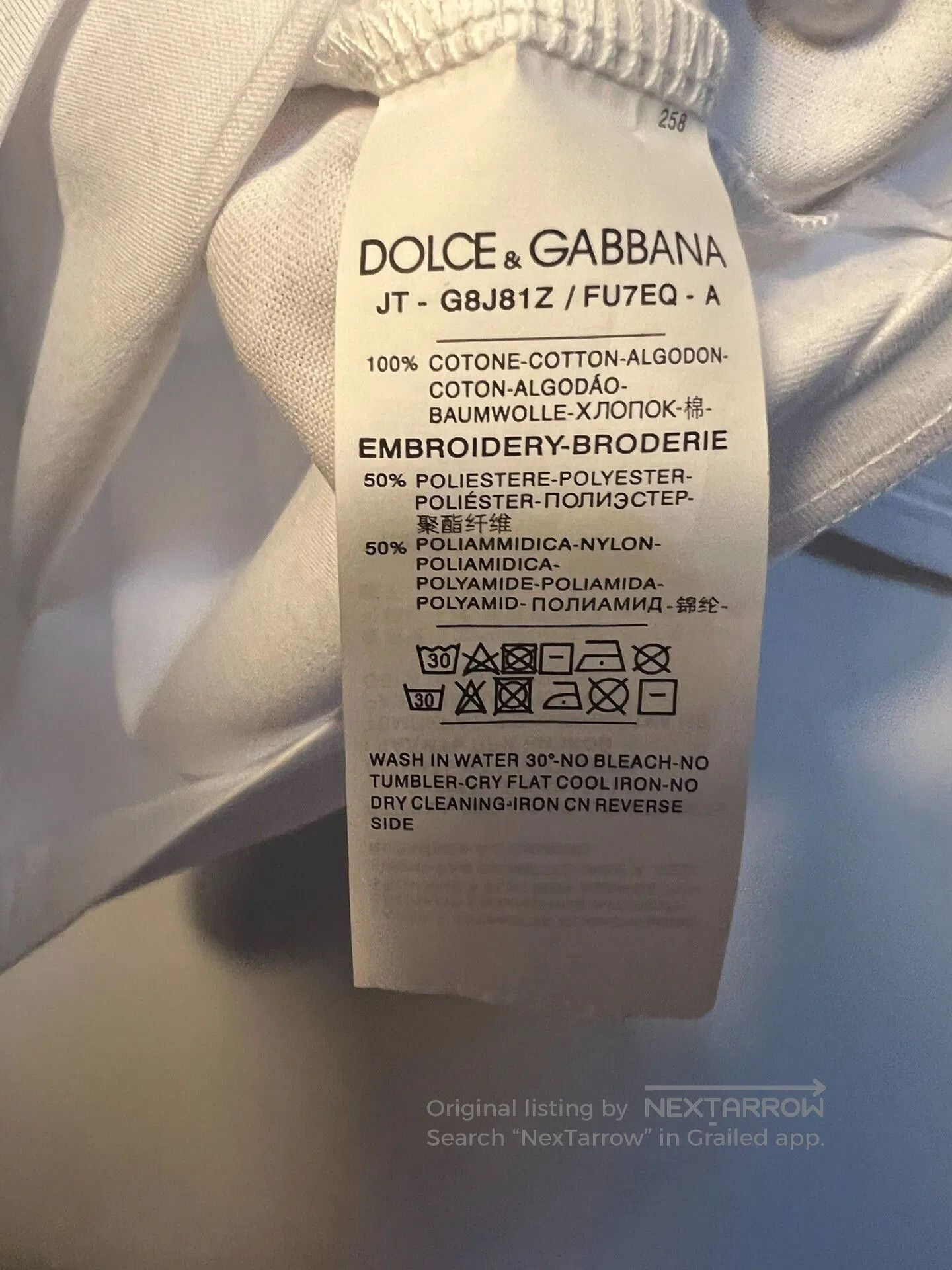 Dolce & Gabbana Dolce & Gabbana Unisex T. Size US S / EU 44-46 / 1 - 5 Thumbnail