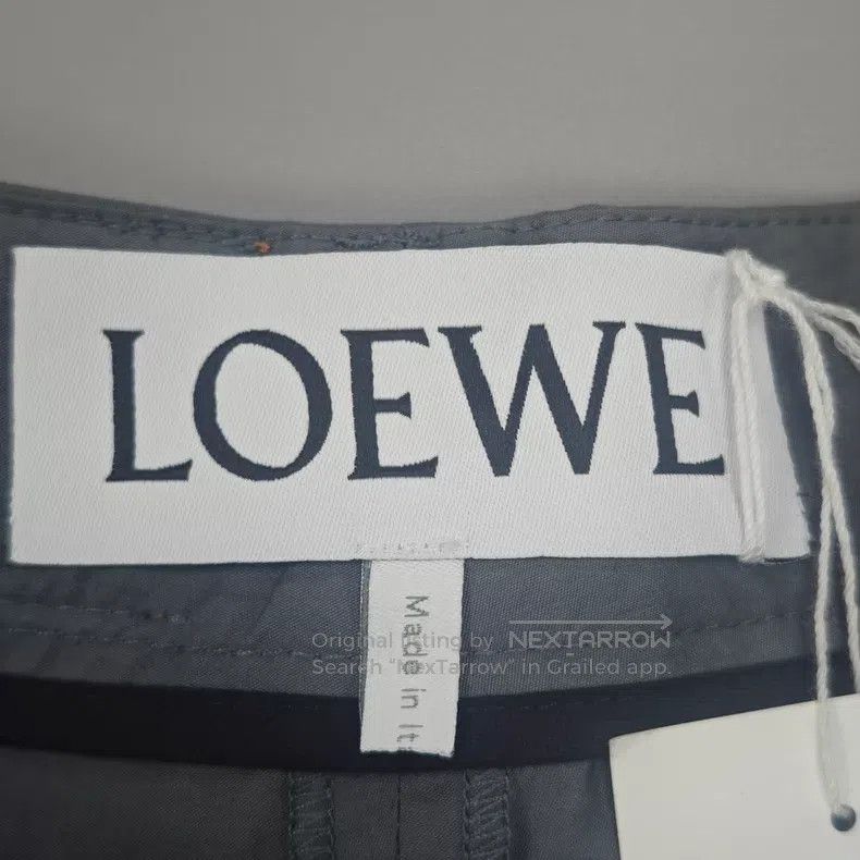 Loewe Loewe Grey Leather Edge Bow Tie Leather Tag Shorts Size 24" / US 00 / IT 34 - 5 Thumbnail
