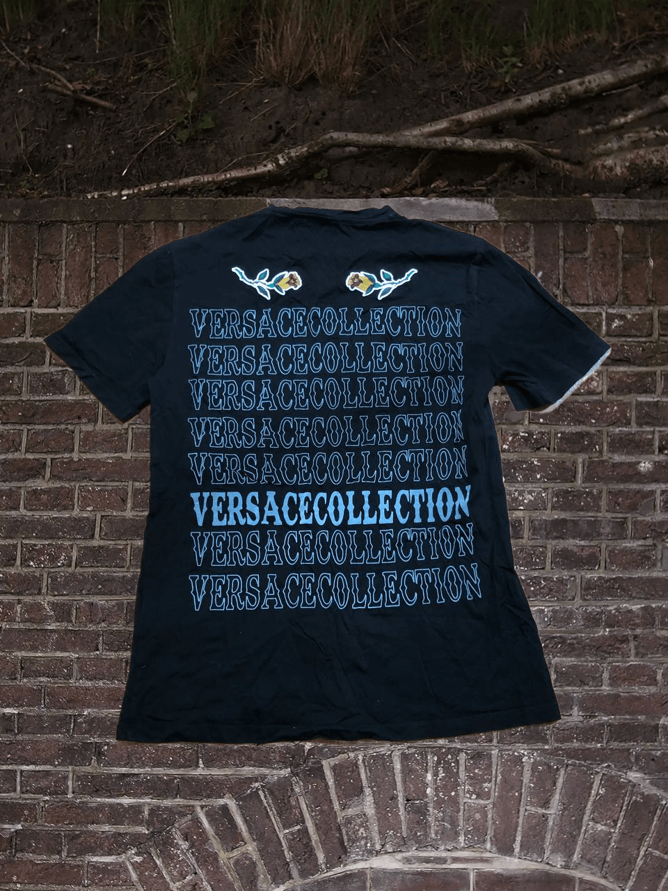 Versace Versace Collection T-Shirt Black center logo Size US XS / EU 42 / 0 - 1 Thumbnail