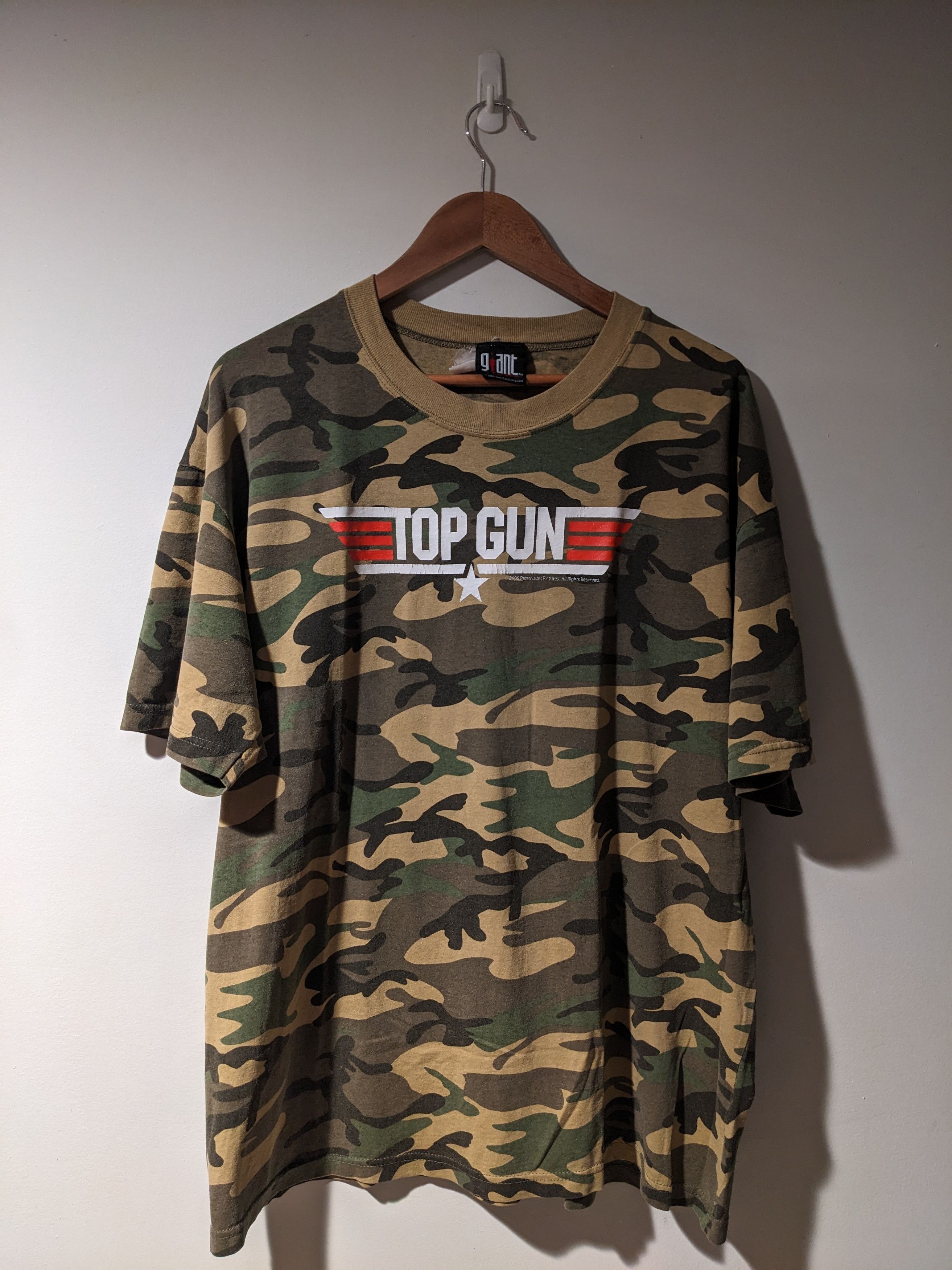 Other Vintage 2005 Top Gun Movie Promo Camo XX-Large T-Shirt Size US XXL / EU 58 / 5 - 1 Thumbnail