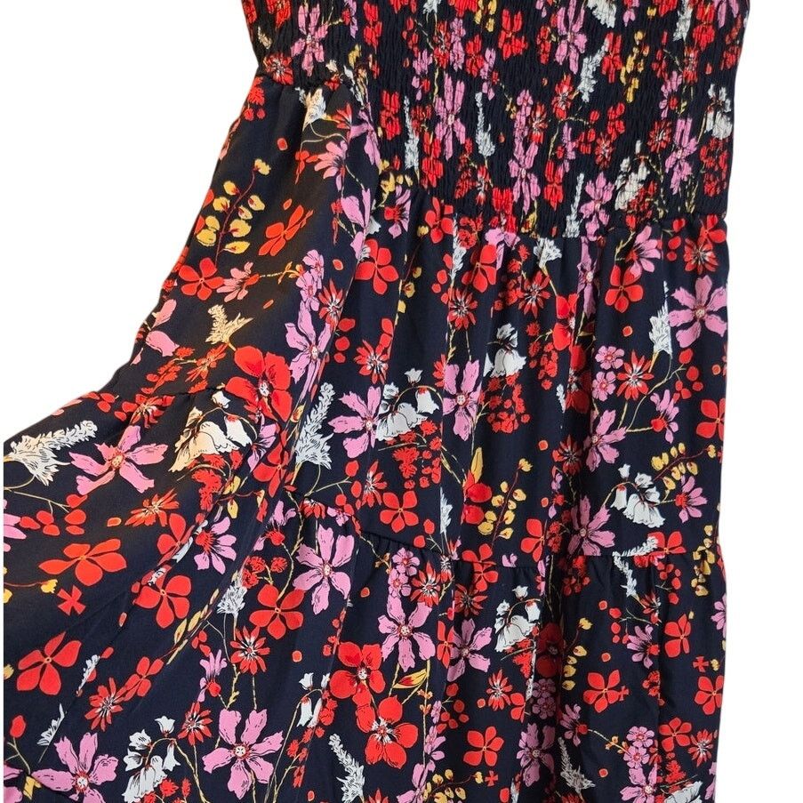 Other Women’s XL 14-16 Sleeveless Floral Dress Black Multicolor Size XL / US 12-14 / IT 48-50 - 6 Thumbnail