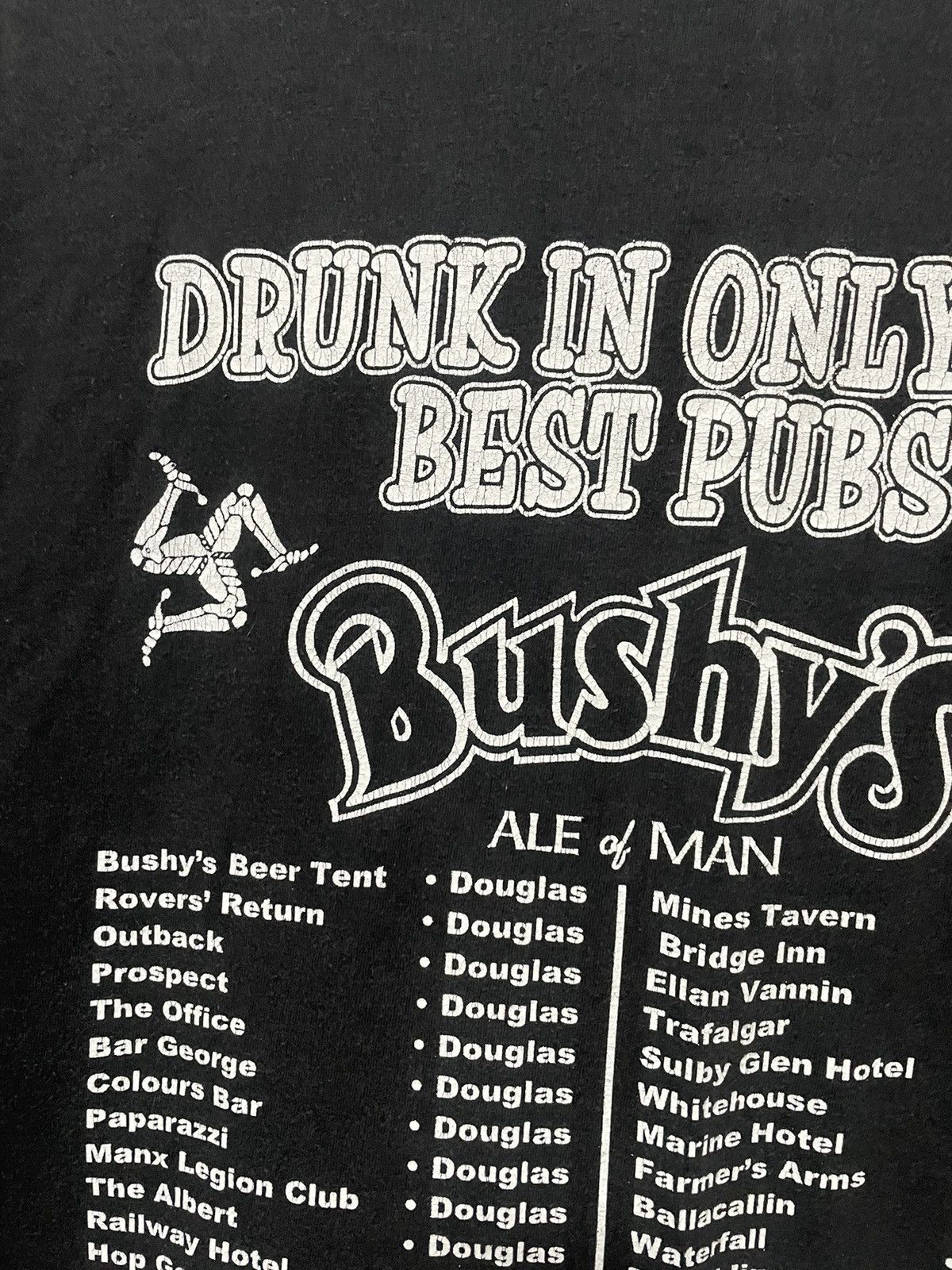 Vintage Bushy’s Beer Isle of Man 2005 Vintage Graphic Promo Tee XL Size US XL / EU 56 / 4 - 10 Thumbnail