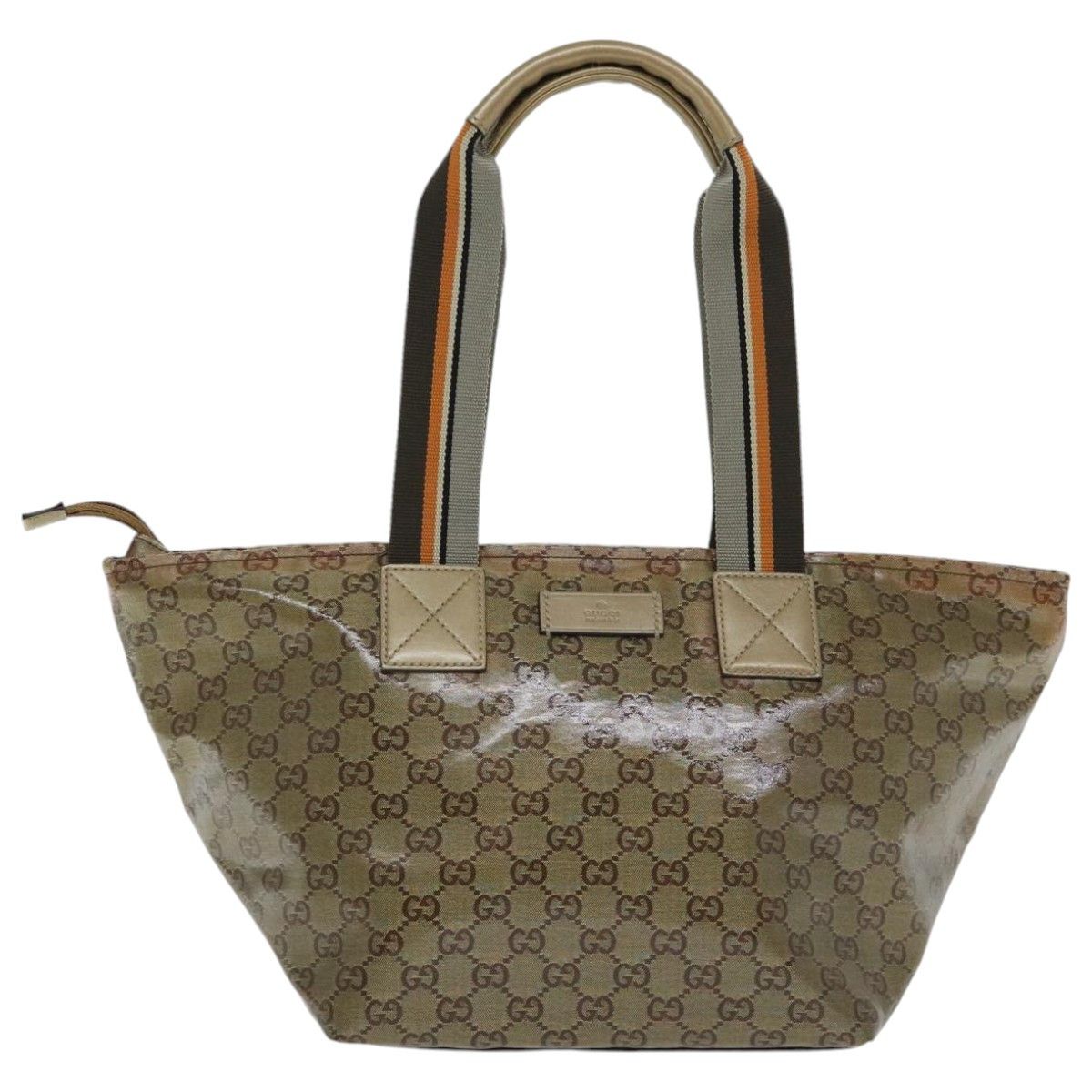 Gucci Sherry Beige Canvas Handbag (Pre-Owned) Size ONE SIZE - 1 Thumbnail