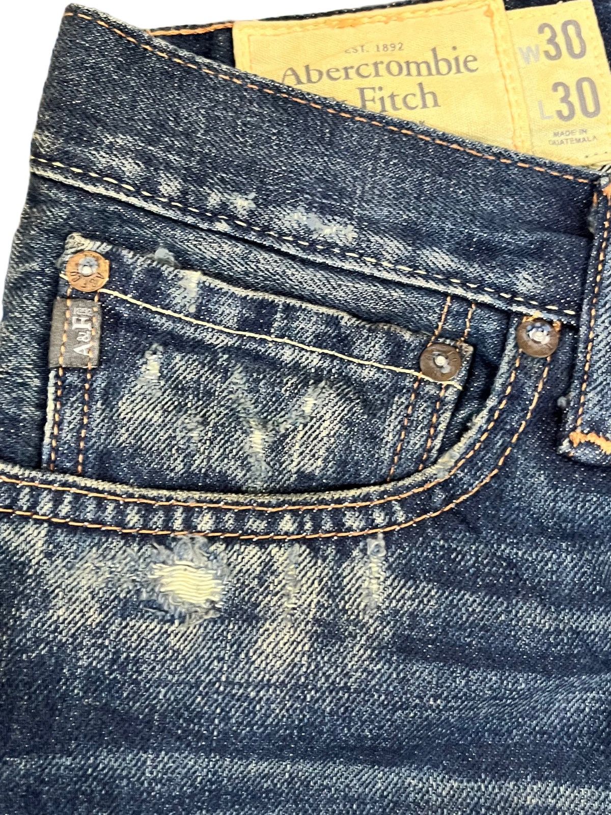Abercrombie & Fitch Vintage Abercrombie&Fitch Baxter Low Rise Bootcut Denim Size US 33 - 5 Thumbnail