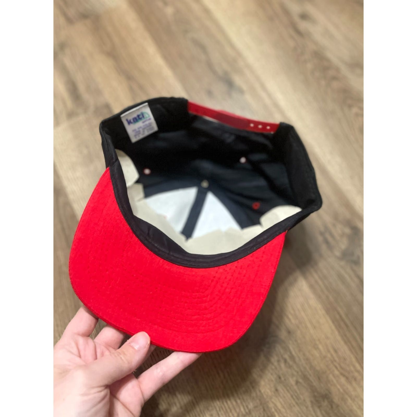 Katin KATI Hats Men One Size Red Black Stone Hill Branson Missouri Winery Baseball Cap Hat Size ONE SIZE - 5 Thumbnail
