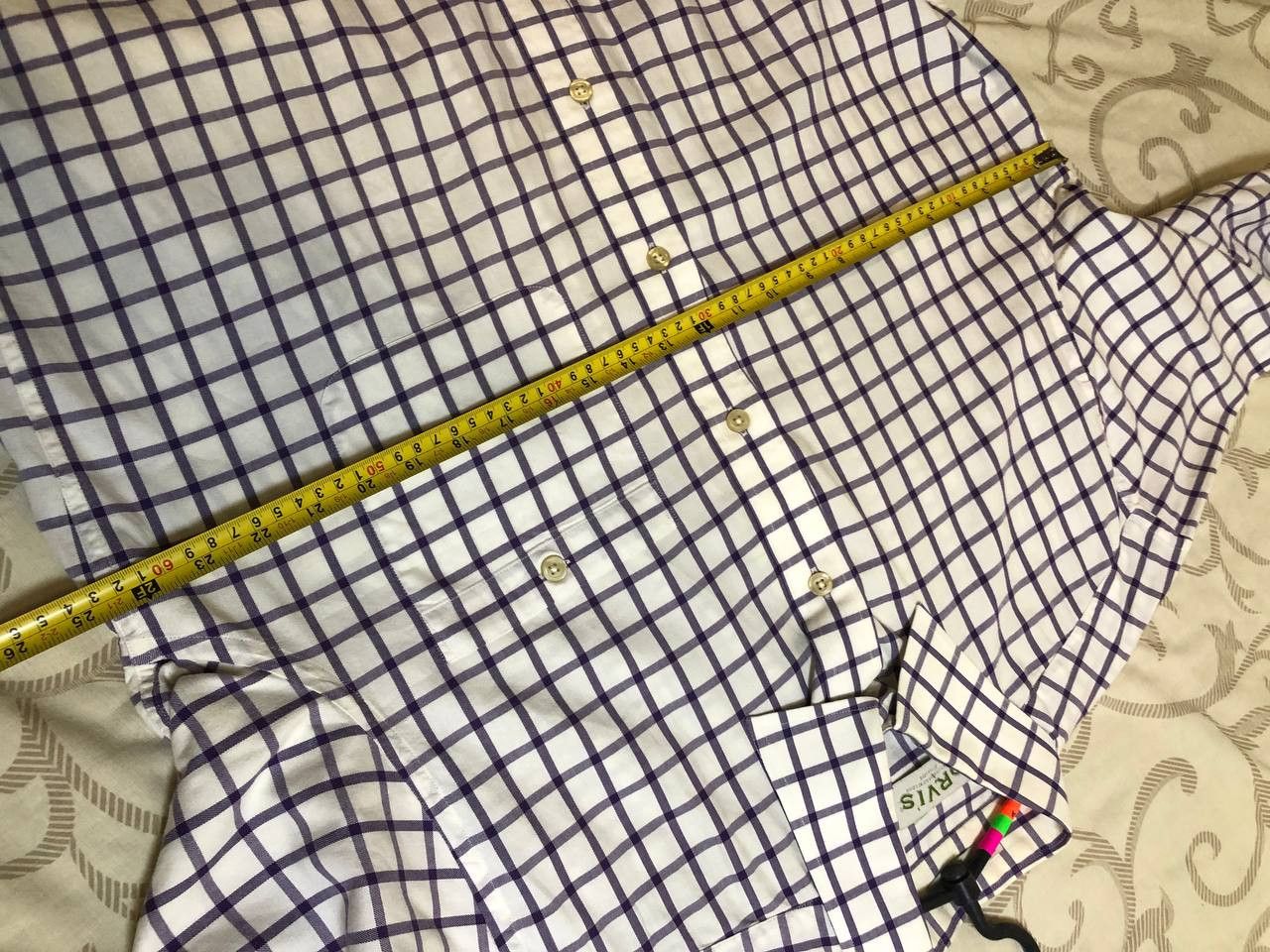 Orvis Orvis Purple Check Button Up Shirt – 100% Cotton Size US L / EU 52-54 / 3 - 9 Thumbnail