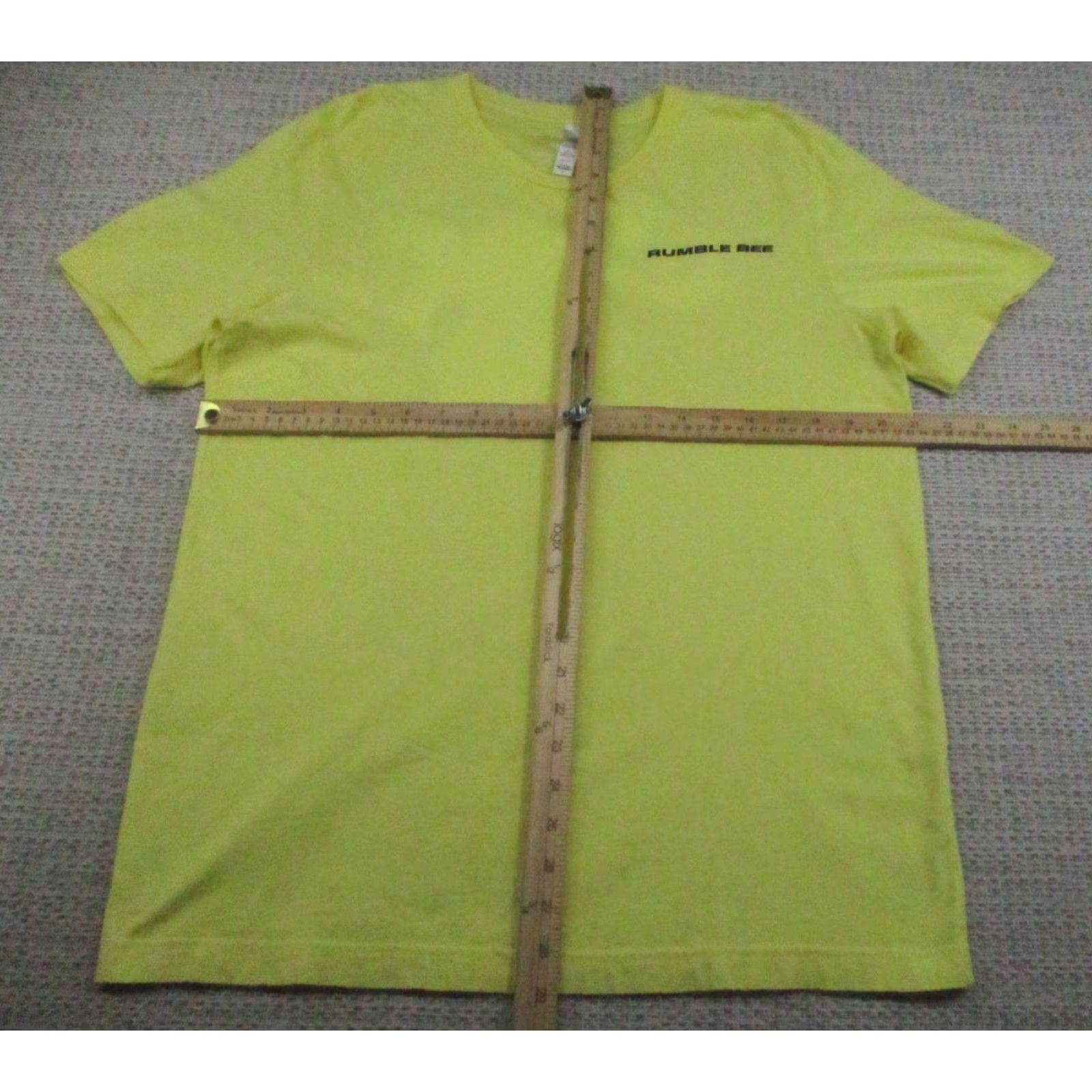 Vintage Rumble Bee Shirt Mens Large Yellow Graphic Bee Tee Bella Canvas Size US L / EU 52-54 / 3 - 7 Thumbnail