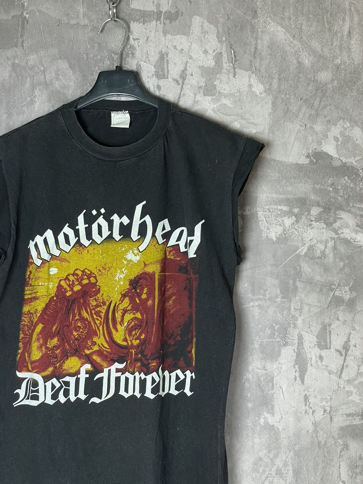 Band Tees × Vintage Vintage 90s MOTORHEAD Metal Band Faded T-Shirt Size US M / EU 48-50 / 2 - 4 Thumbnail