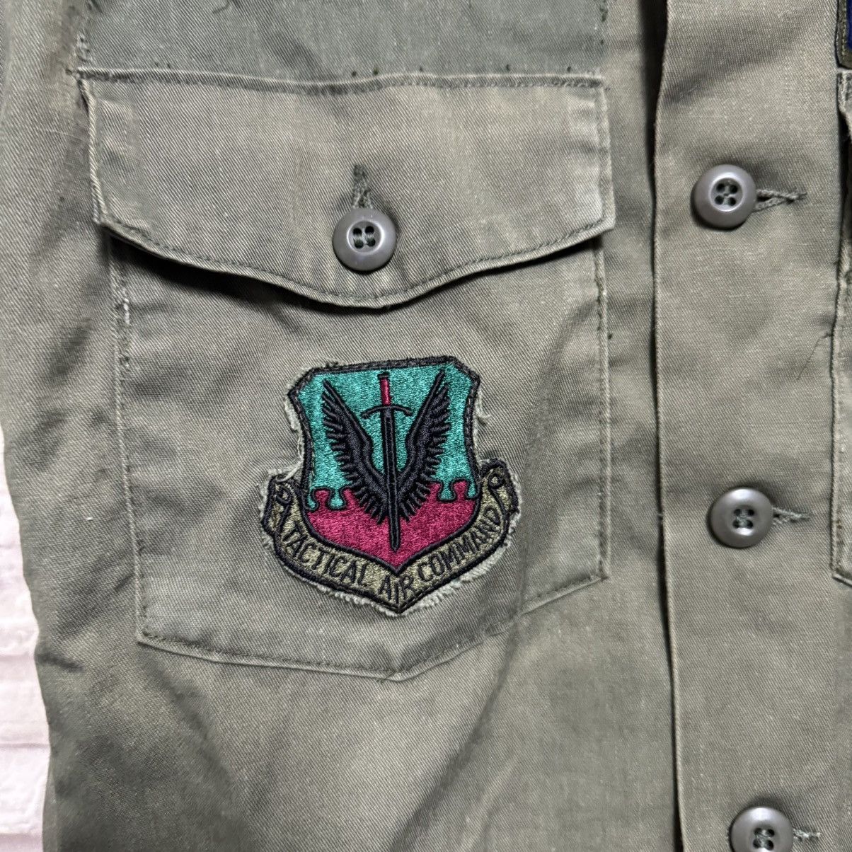 Vintage Vintage OG107 Fatigue Shirt Us Airforce Vietnam War Size US M / EU 48-50 / 2 - 20 Thumbnail
