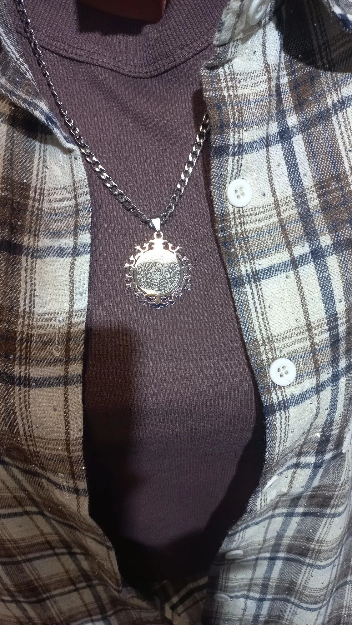 Jewelry Seal of Salomon Talisman Pendant Necklace Emblem Talisman Size ONE SIZE - 1 Thumbnail