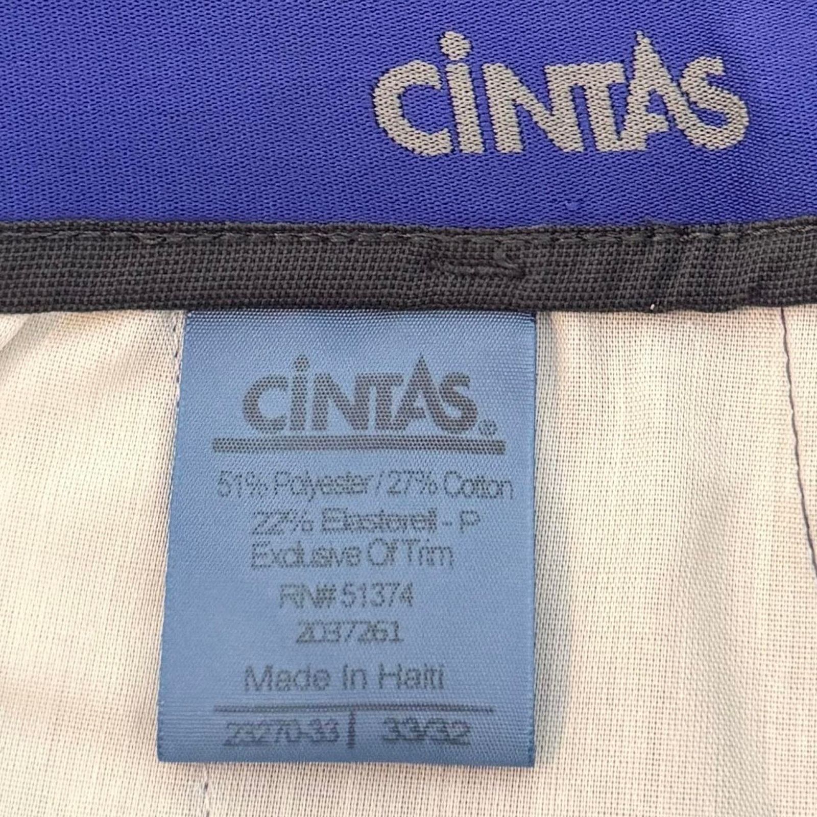 Cintas × Vintage Vintage Y2K Grey Cargo Pants Carhartt Style Skater Pants Size US 33 - 3 Thumbnail