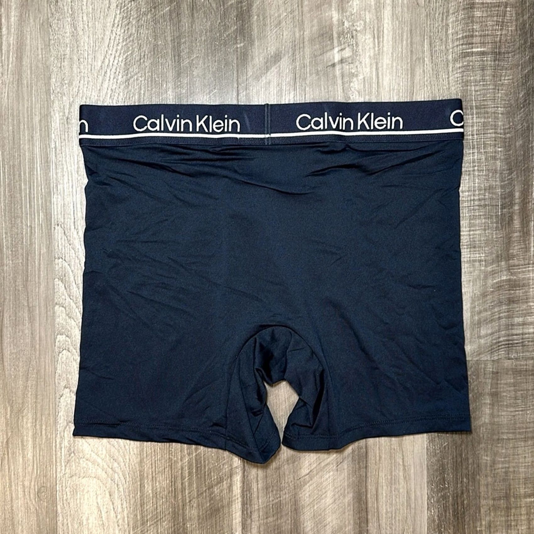 Calvin Klein Calvin Klein Boxer Brief Microfiber - Medium Men Underwear Regular M Blue Size 40R - 2 Thumbnail