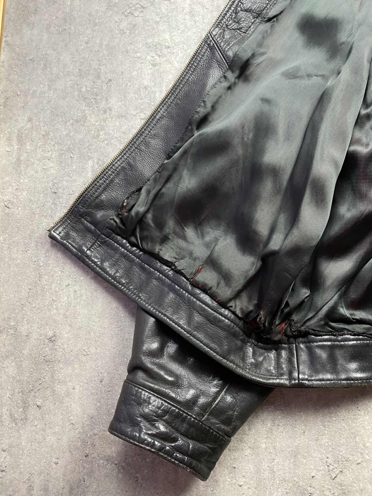 Japanese Brand Leather jacket AM-1 military streetwear vintage USA army y2k Size US XXL / EU 58 / 5 - 9 Thumbnail