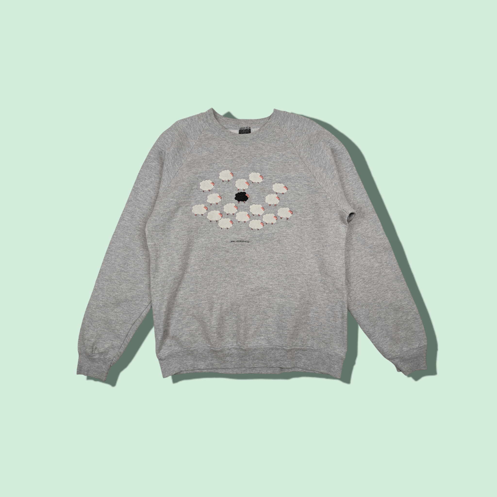 Vintage Vintage 90's SCREEN STARS Sheep Goat Animal Image Sweatshirt Size US M / EU 48-50 / 2 - 1 Thumbnail