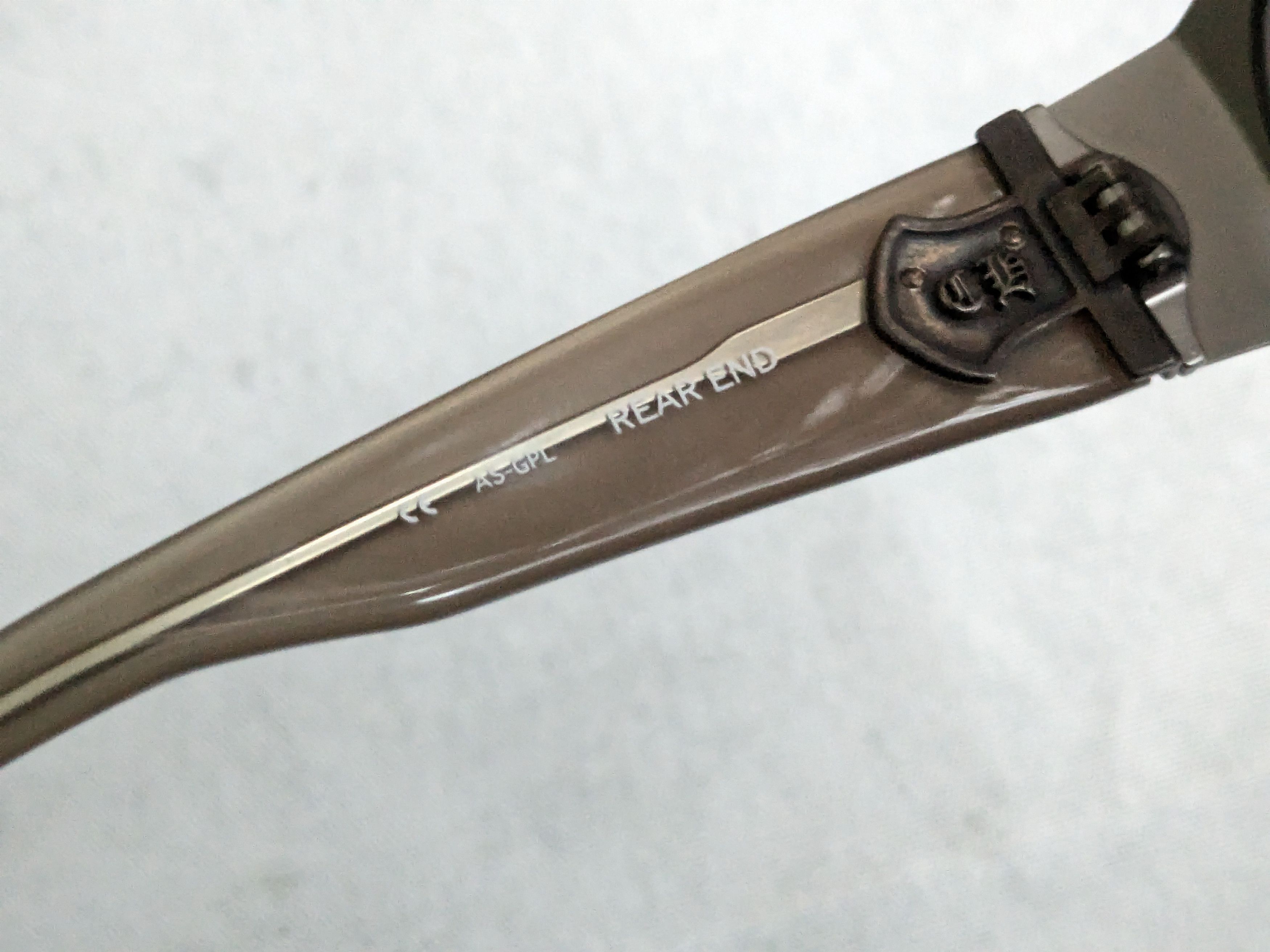 Chrome Hearts Chrome Hearts Sunglasses Rear End Gray Brown Cross Sterling Size ONE SIZE - 9 Thumbnail