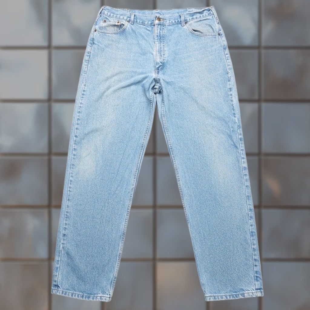 Carhartt Carhartt Relaxed Fit Straight Leg Jeans Mens 38x32 Light Wash Denim Work Size US 38 / EU 54 - 1 Thumbnail