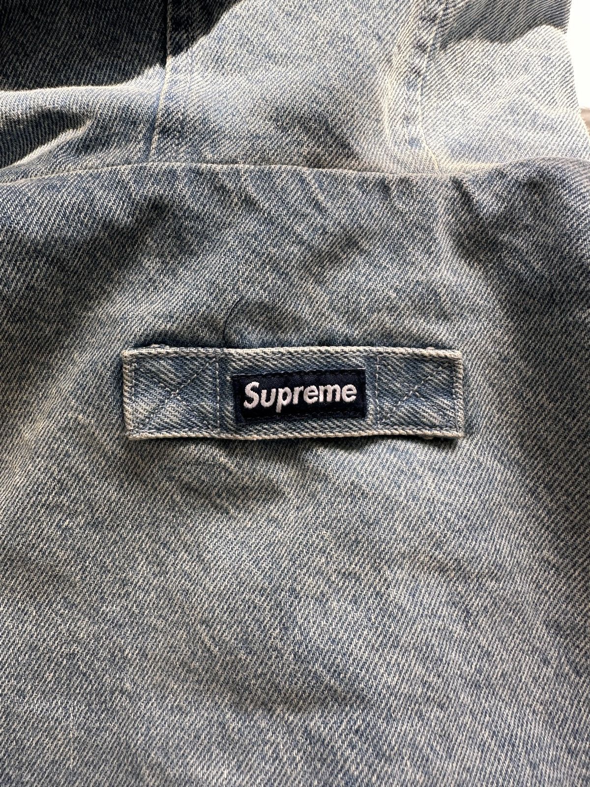 Supreme Supreme SS26 Reversible Faux Fur Hooded Work Jacket Denim Size US M / EU 48-50 / 2 - 5 Thumbnail