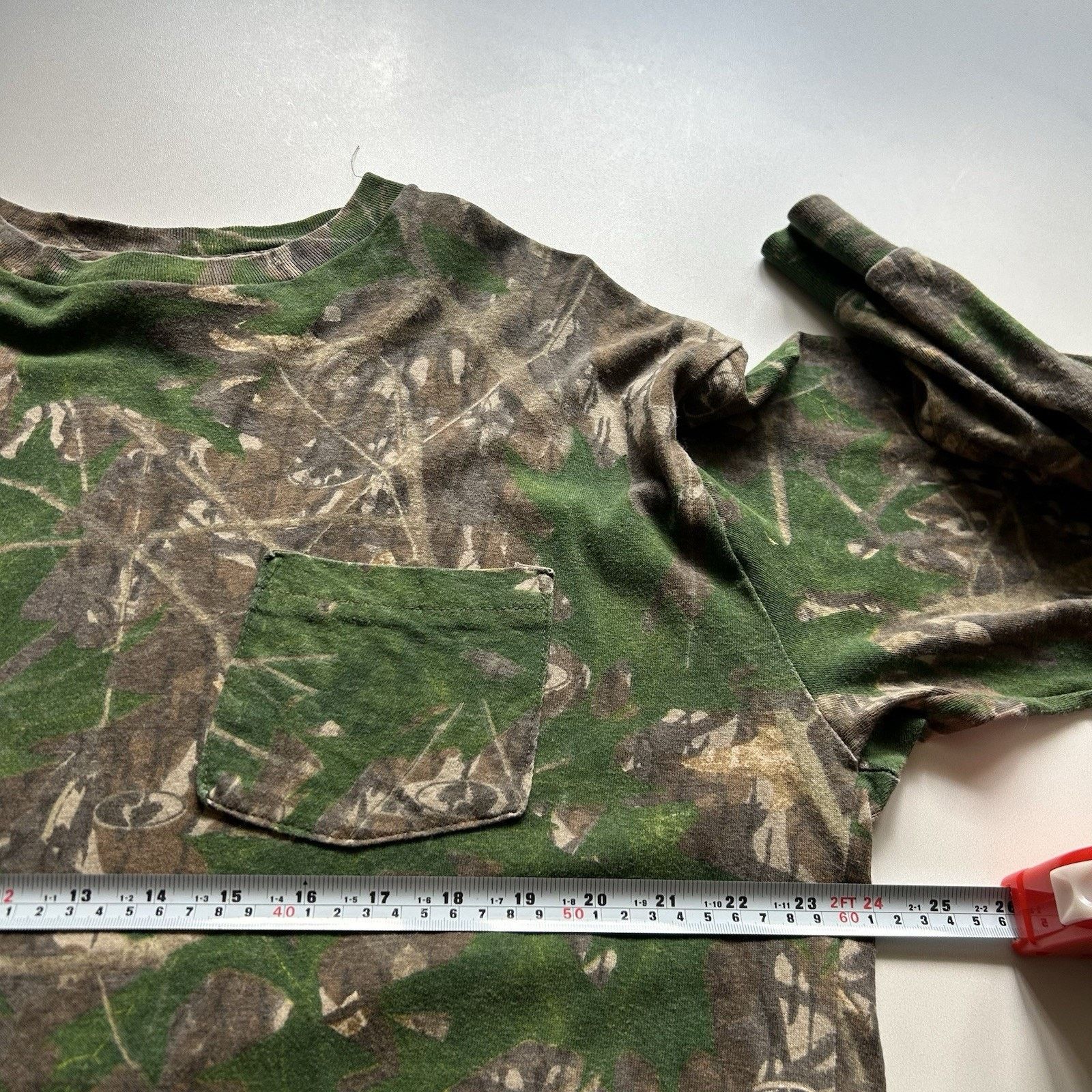 Mossy Oaks Vintage 90s Mossy Oak Camo Pocket T Shirt Long Sleeve XL USA Size US XL / EU 56 / 4 - 4 Thumbnail