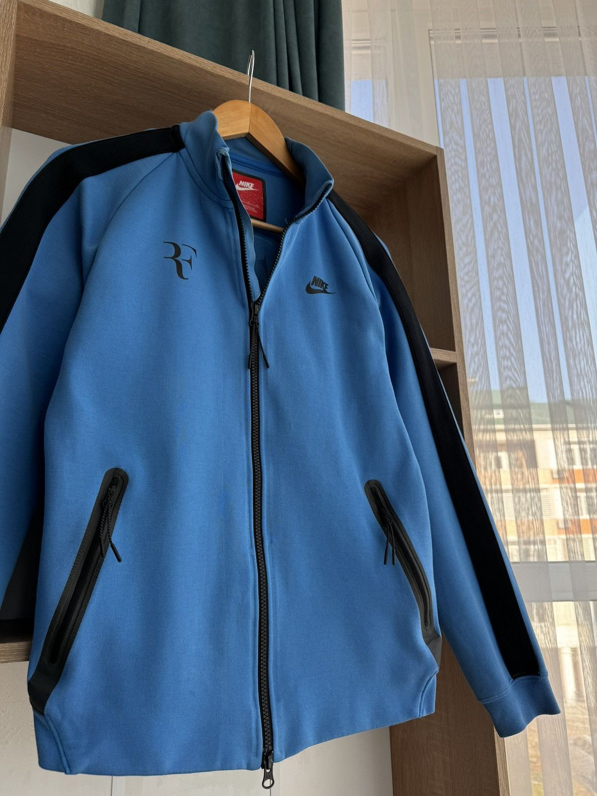 Nike Nike Tech Fleece x Roger Federer Tenis God Navy Hoodie Size US S / EU 44-46 / 1 - 6 Thumbnail