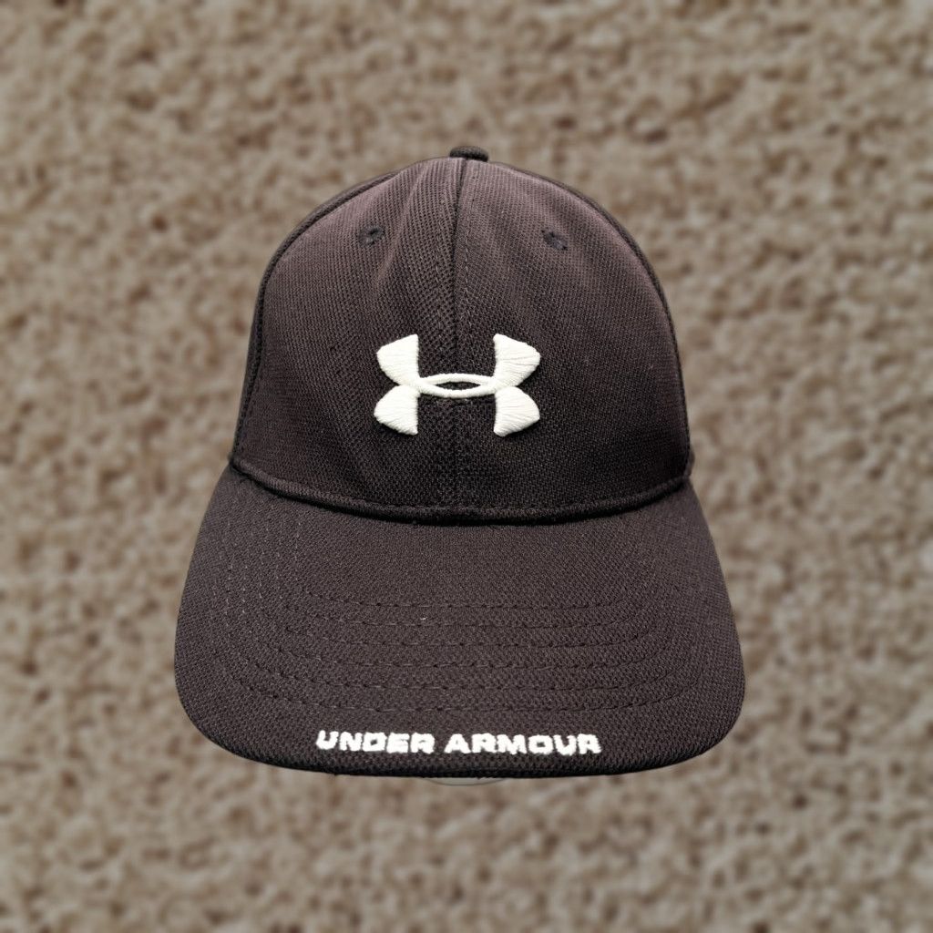 Under Armour Under Armour Hat Strap Back Cap Adult One Size Black 100% Polyester Golf Gym Size ONE SIZE - 1 Thumbnail