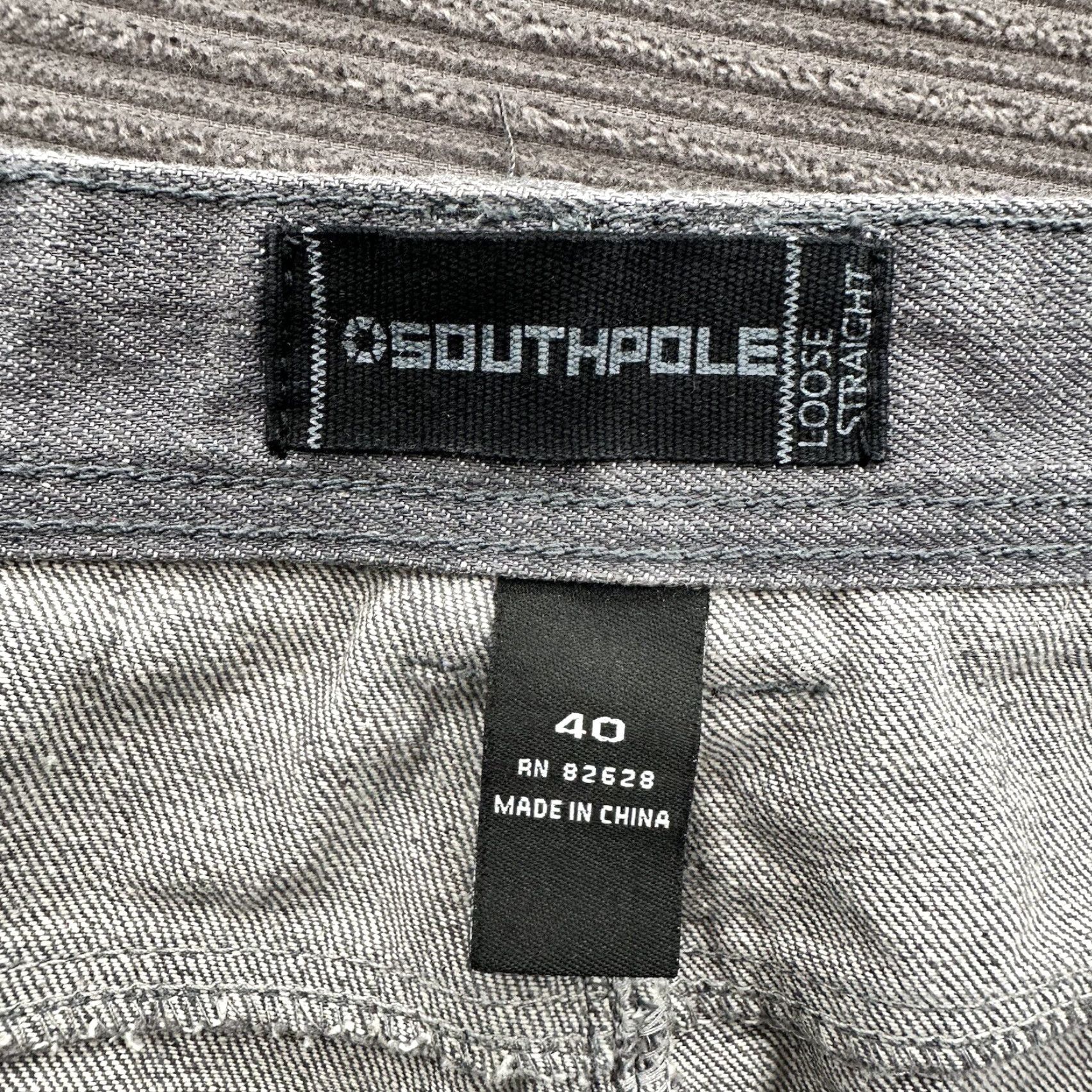 Southpole Southpole Jeans Men 40/32 Gray Cotton Denim Straight 90s Relaxed Zip Button Cargo Pocket Inseam 32 Regular Size Type Jeans Mens Size US 40 / EU 56 - 3 Thumbnail