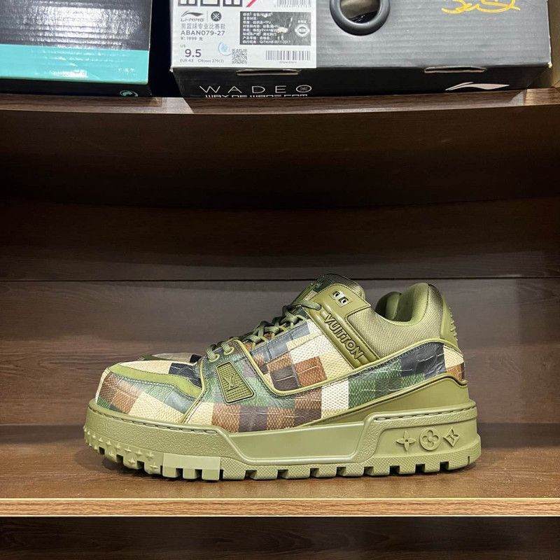 Tenis Louis Vuitton Trainers Green Louis Vuitton Trainer Maxi