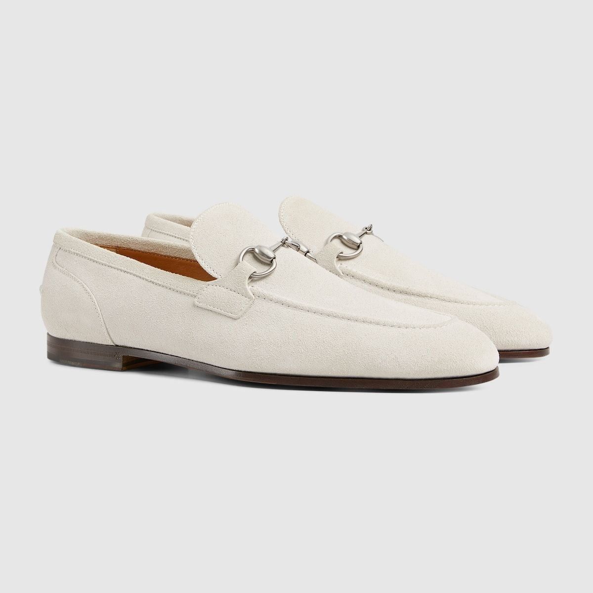 Gucci o1loc1c0426 406994 Men's Gucci Jordan Loafers Shoes in White Size US 9 / EU 42 - 2 Thumbnail