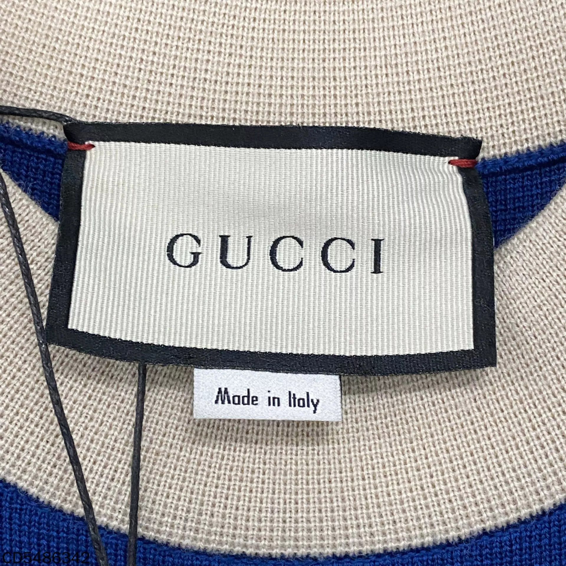 Gucci GUCCI Double G Blue Knit Dress Women's Size S / US 4 / IT 40 - 5 Thumbnail