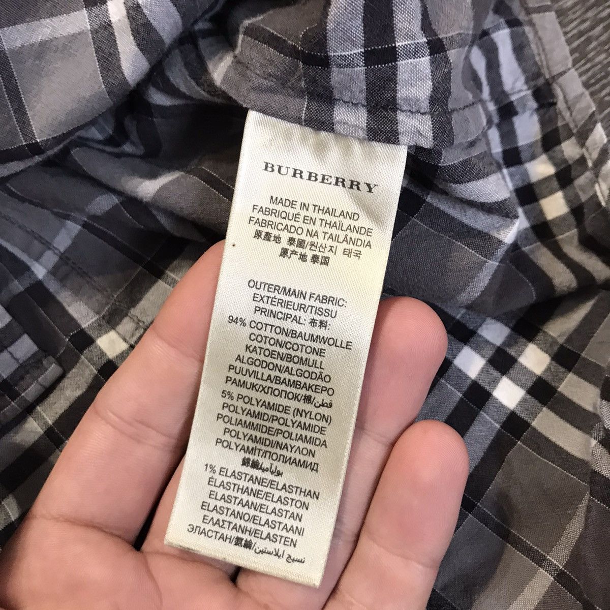 Burberry × Vintage Burberry Brit Shirt Nova Check Longsleeve Shirt Vintage Size US S / EU 44-46 / 1 - 9 Thumbnail