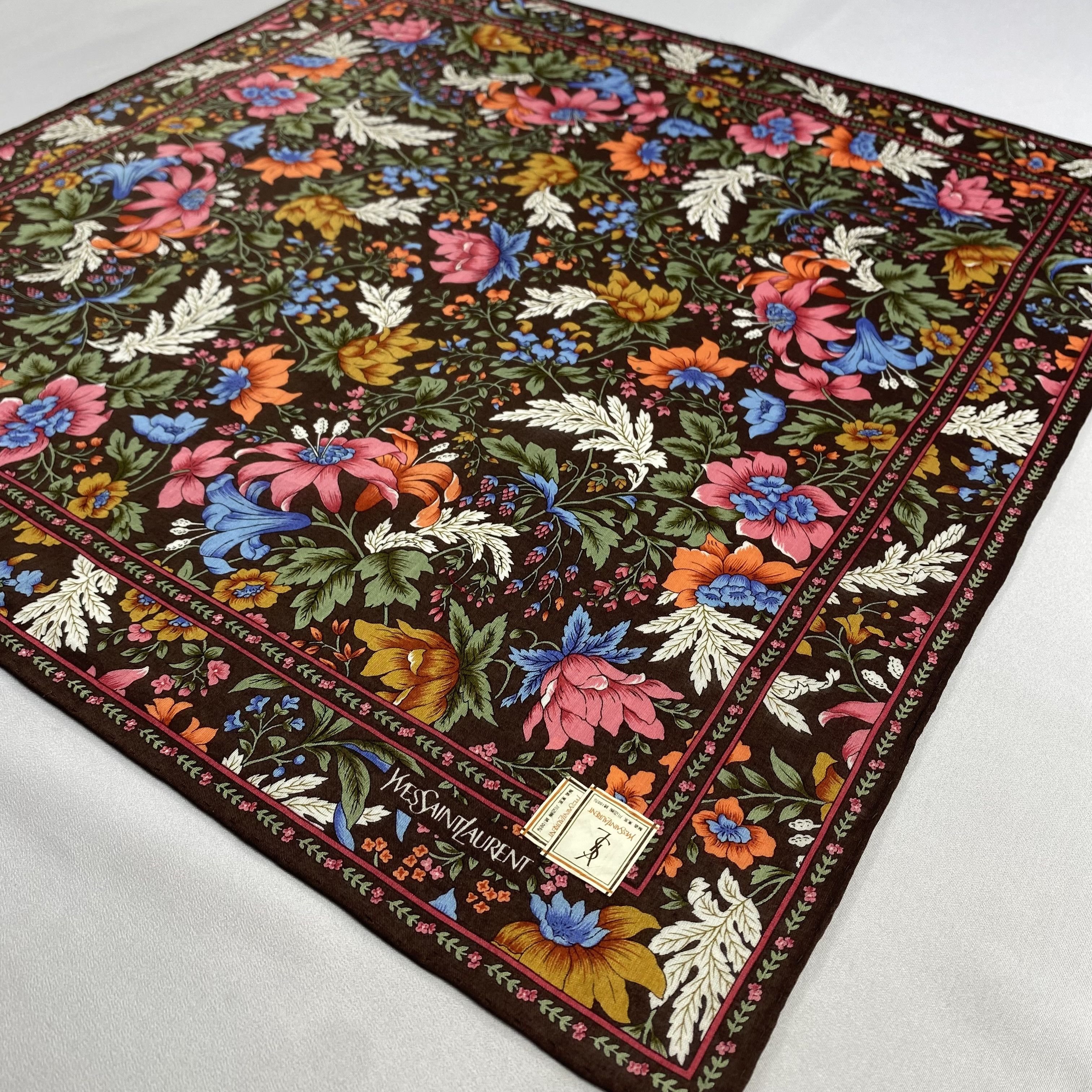 Vintage NWT Yves Saint Laurent Handkerchief / Neckerchief-P1129 Size ONE SIZE - 2 Thumbnail