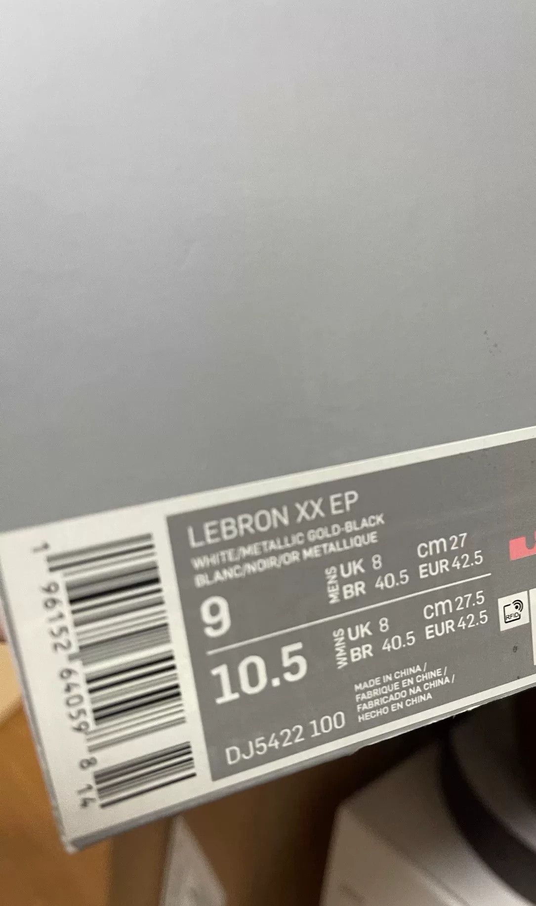 Nike Nike LeBron 20 EP Size US 9.5 / EU 42-43 - 8 Thumbnail