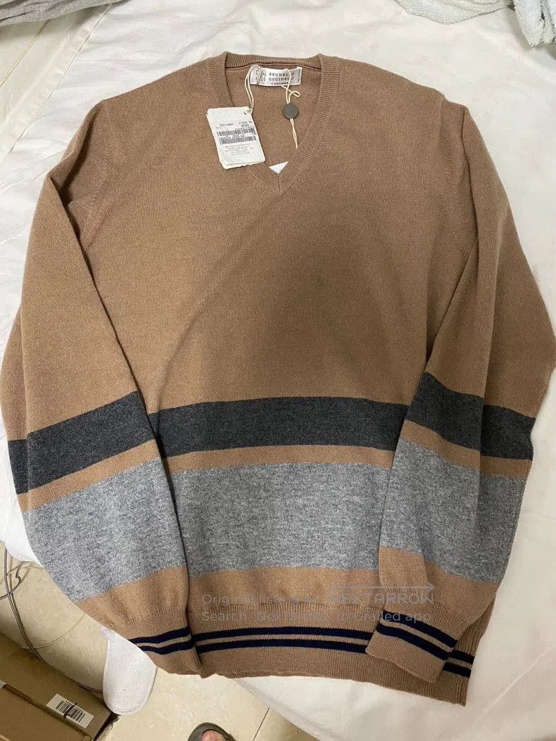 Brunello Cucinelli Brunello Cucinelli Cashmere Sweater. Size US M / EU 48-50 / 2 - 1 Thumbnail
