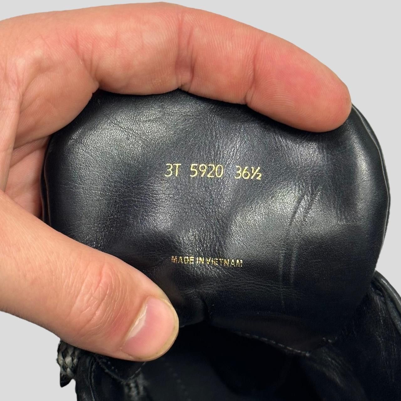 Prada Milano Leather Combat Boots - UK4.5/5