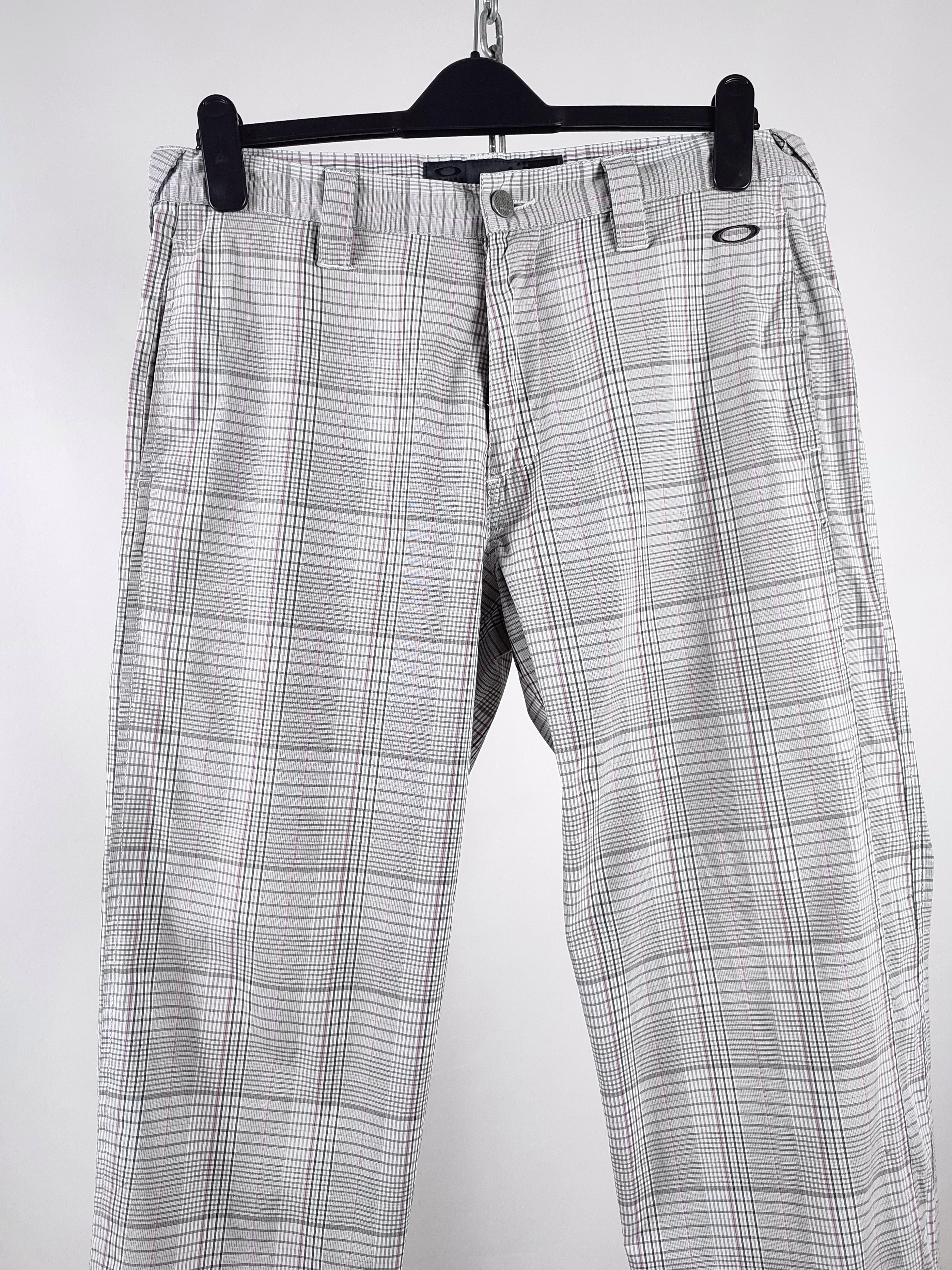 Oakley Y2K Oakley Multicolor Check Straight Nylon Pants Trousers Size US 32 / EU 48 - 1 Thumbnail