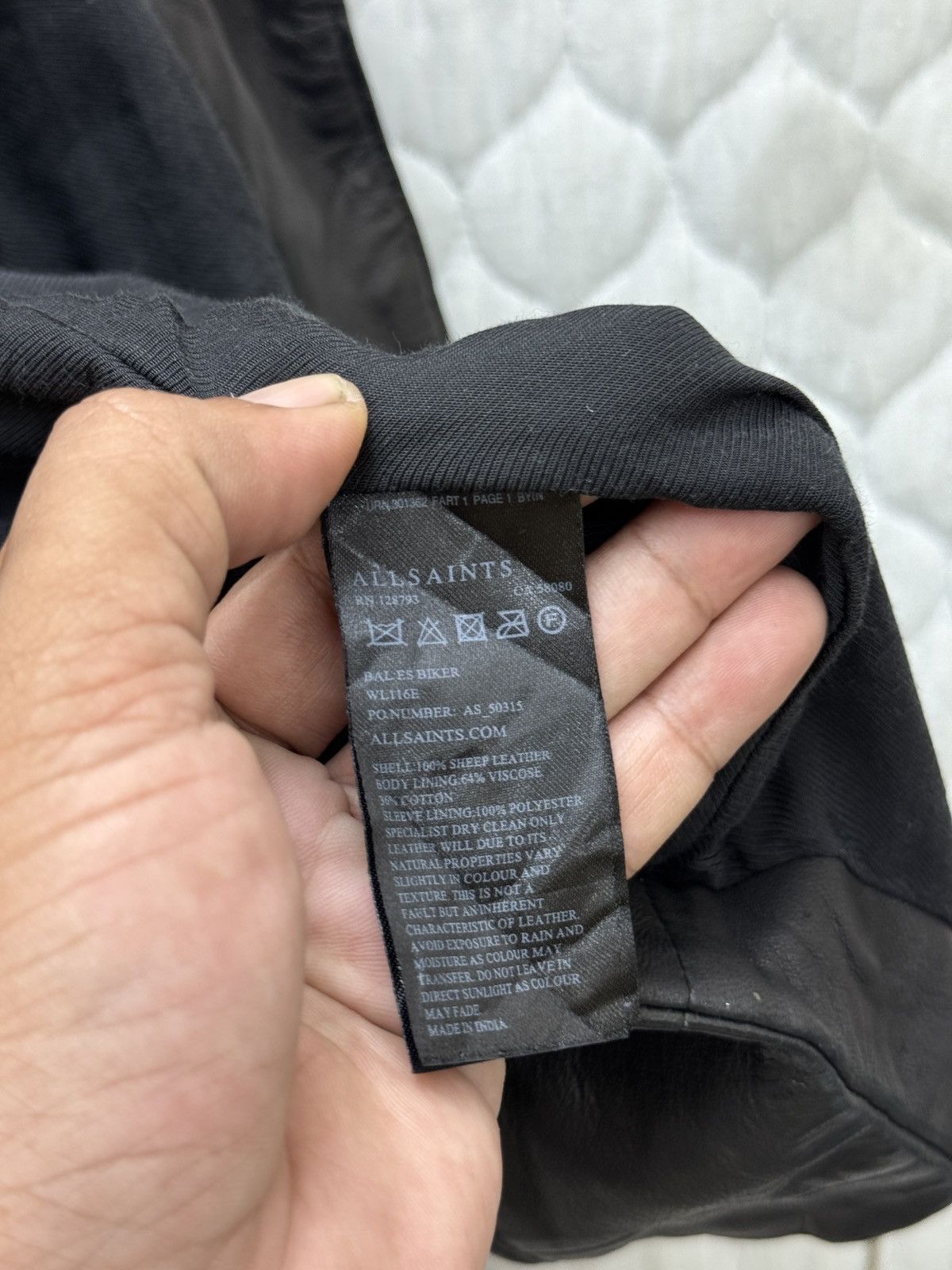 Allsaints 🔥🔥🔥ARCHIVE ALLSAINTS LEATHER JACKET Size S / US 4 / IT 40 - 9 Thumbnail