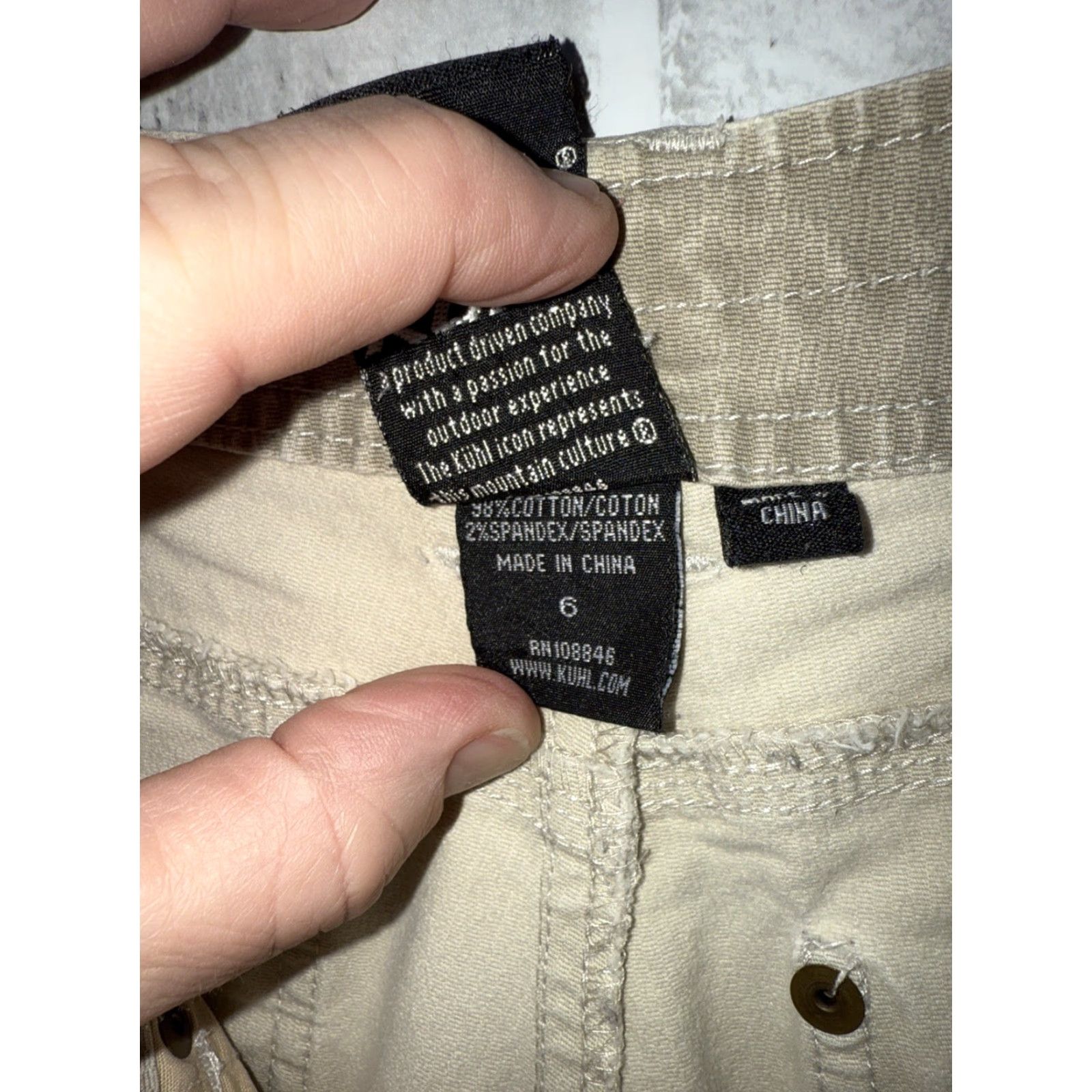 Vintage Kuhl Light Beige Women's Hiking Pants Size 6 User: Kuhl Light Beige Women's Hiking Pants Size 6 Size 28" / US 6 / IT 42 - 8 Thumbnail