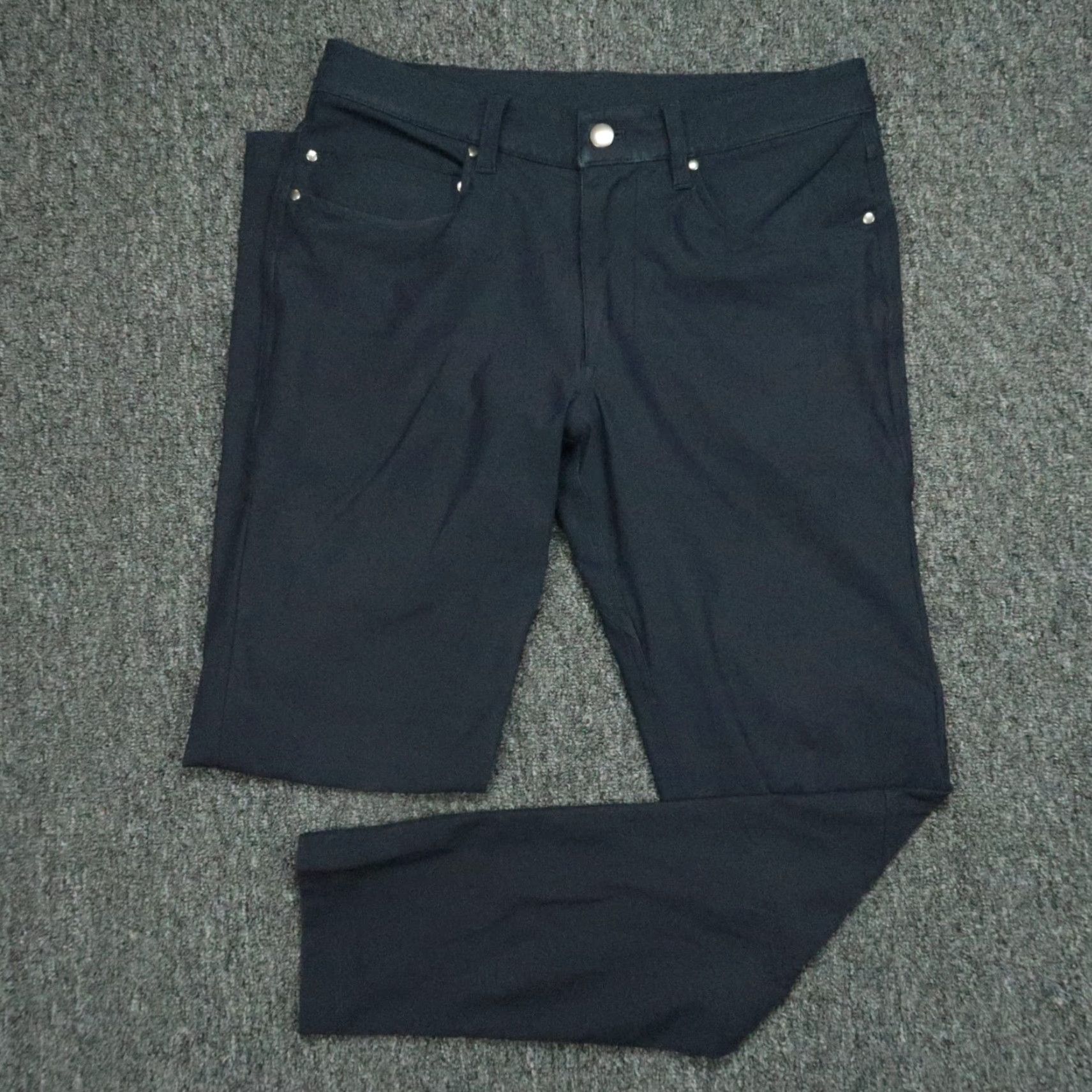 Lululemon Lululemon Pants Men 28x29 Blue ABC Slim 5-Pocket Trouser Warpstreme Chino Style Shirt? Size US 28 / EU 44 - 2 Thumbnail