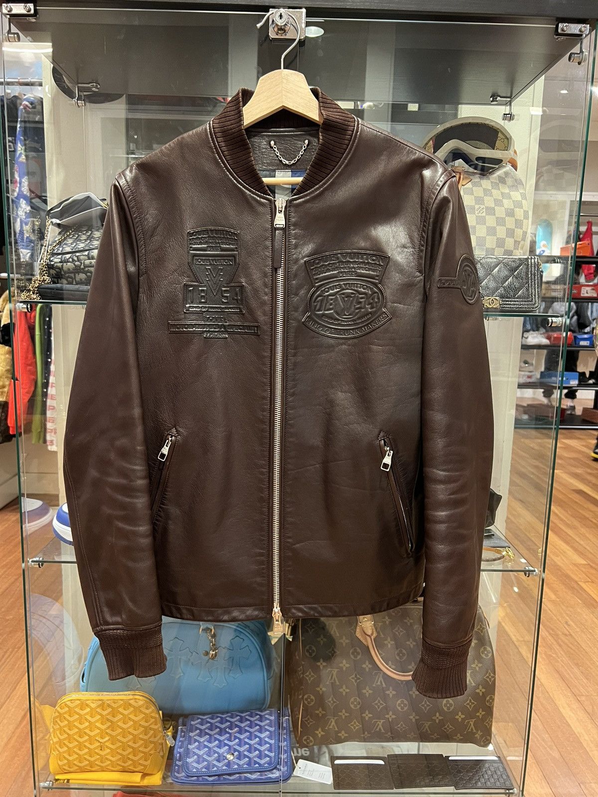 Louis Vuitton Louis Vuitton King Of Trunk Makers Leather Jacket Size US M / EU 48-50 / 2 - 1 Thumbnail