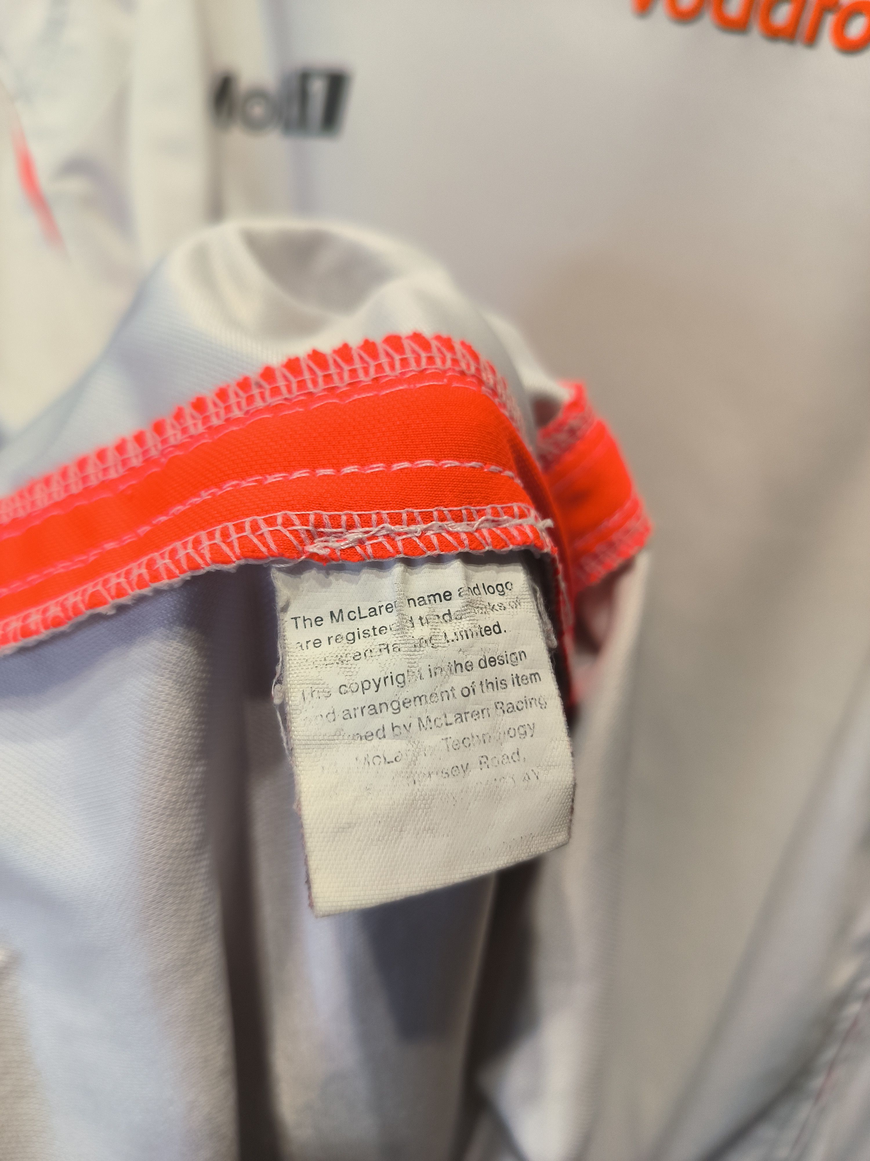 Formula 1 × Mercedes-Benz Mercedes Benz Shirt McLaren Hamilton White RacingVodafone Size US L / EU 52-54 / 3 - 6 Thumbnail