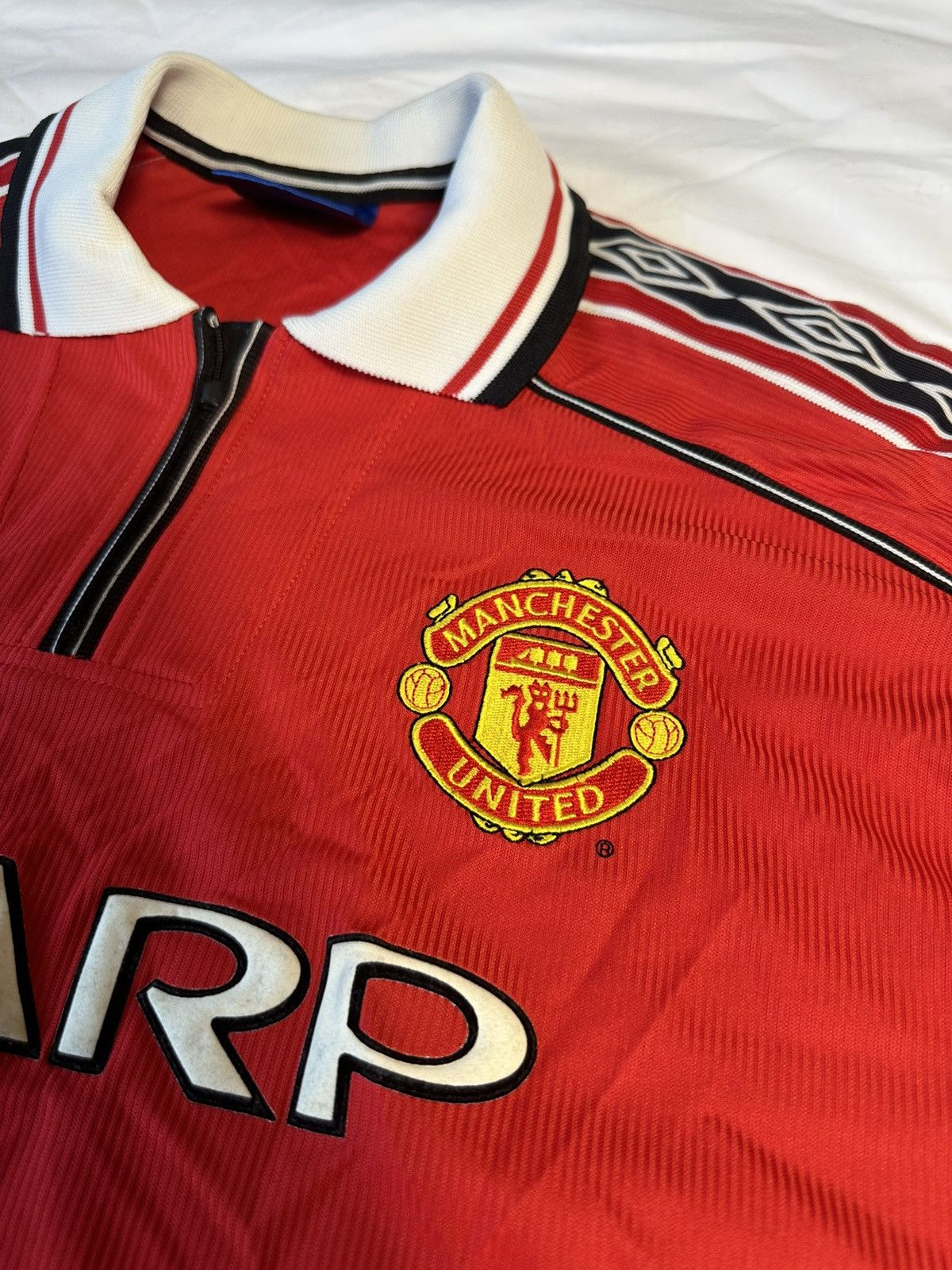 Umbro VERY RARE Beckham Vintage Manchester United jersey 1998 home Size US M / EU 48-50 / 2 - 6 Thumbnail